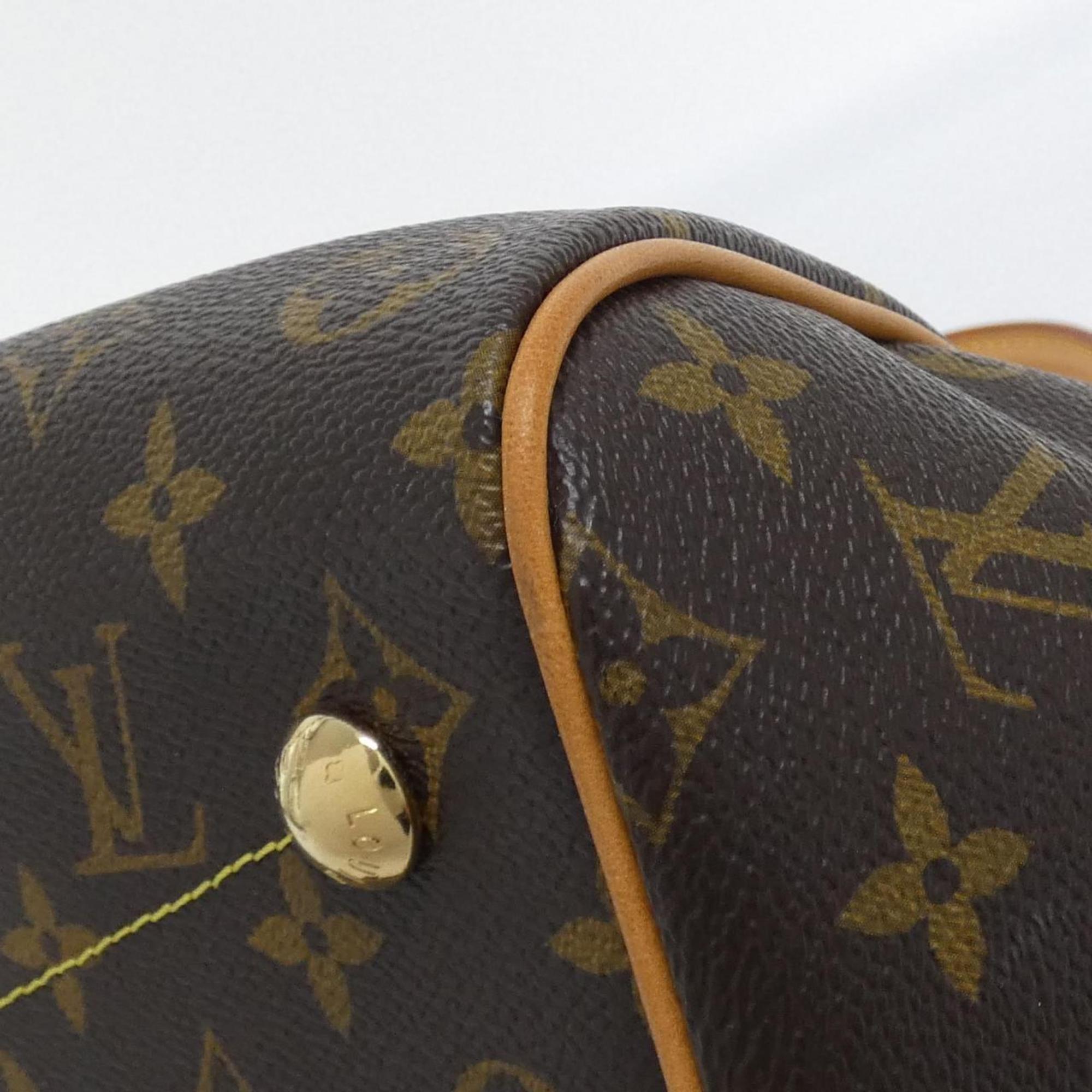 Louis Vuitton Marron Coated Canvas Handbag (Pre-Owned)