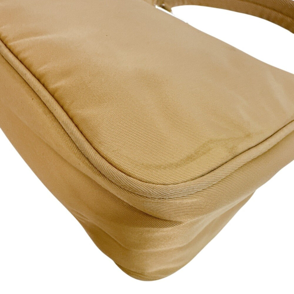 Prada Beige Nylon Pouch (Pre-Owned)