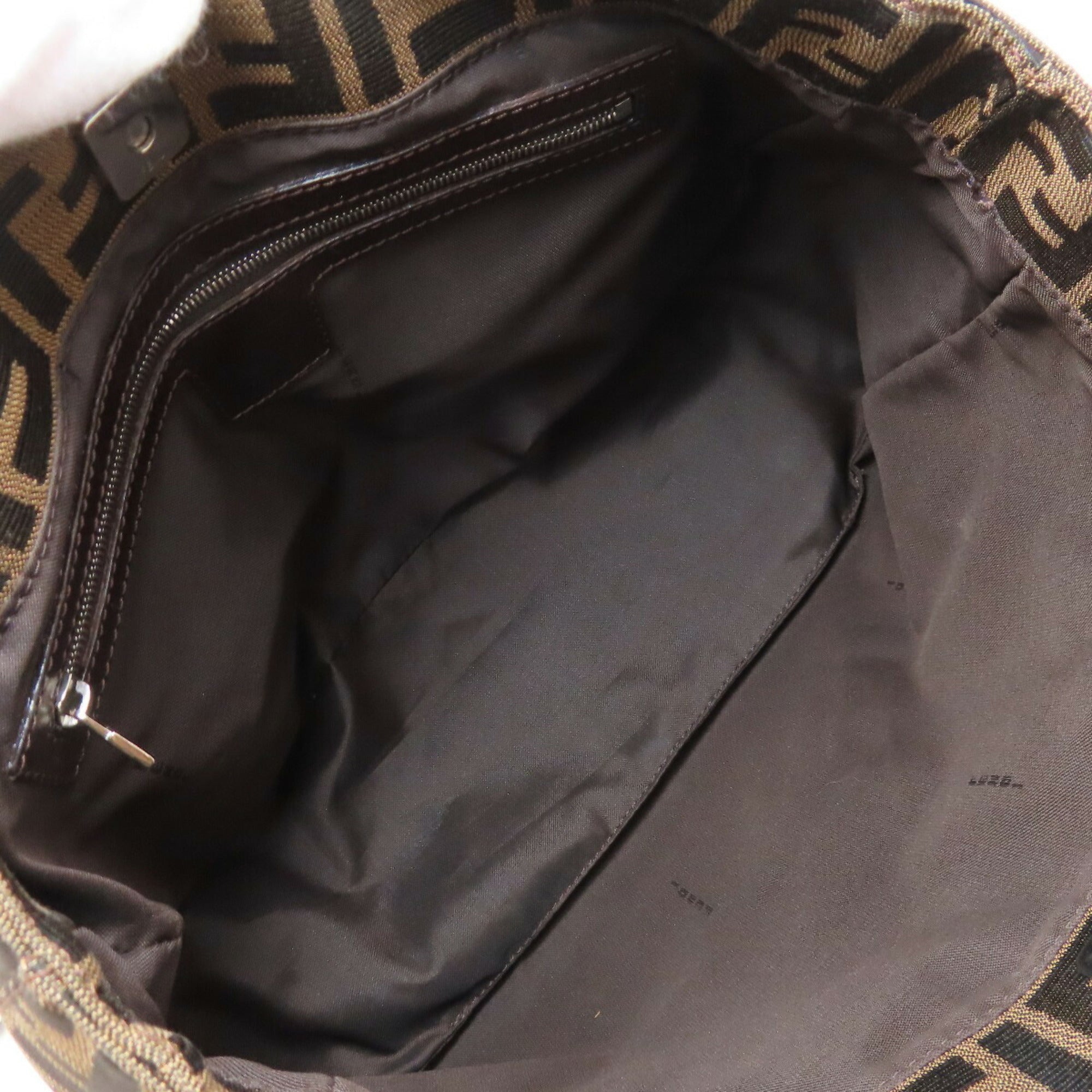 Fendi Brown Canvas Handbag (Pre-Owned)