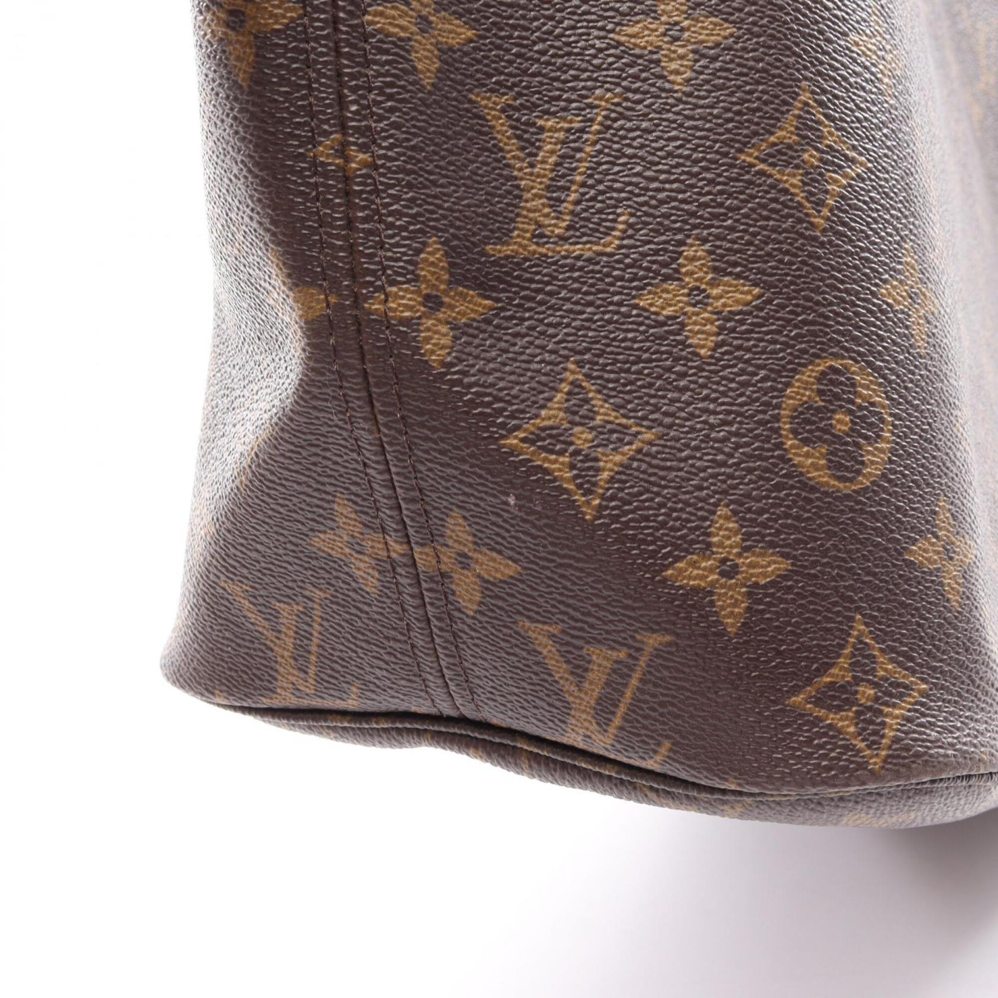 Louis Vuitton Brown Pvc Leather Handbag Tote Bag (Pre-Owned)