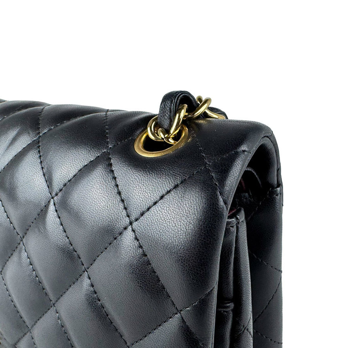 Chanel Black Leather Shoulder Bag (Pre-Owned)