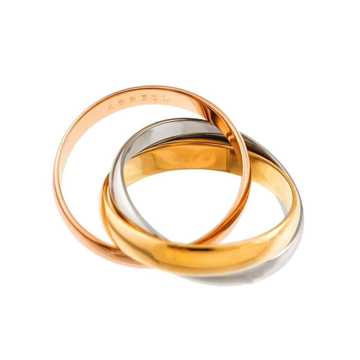 Cartier Yellow Gold (18K) Pink Gold (18K) White Gold (18K) Band Ring (Pre-Owned)
