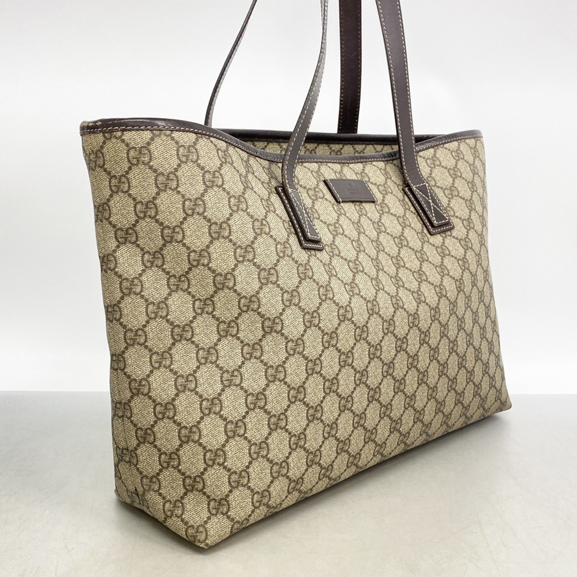 Gucci Brown Pvc Tote Bag (Pre-Owned)
