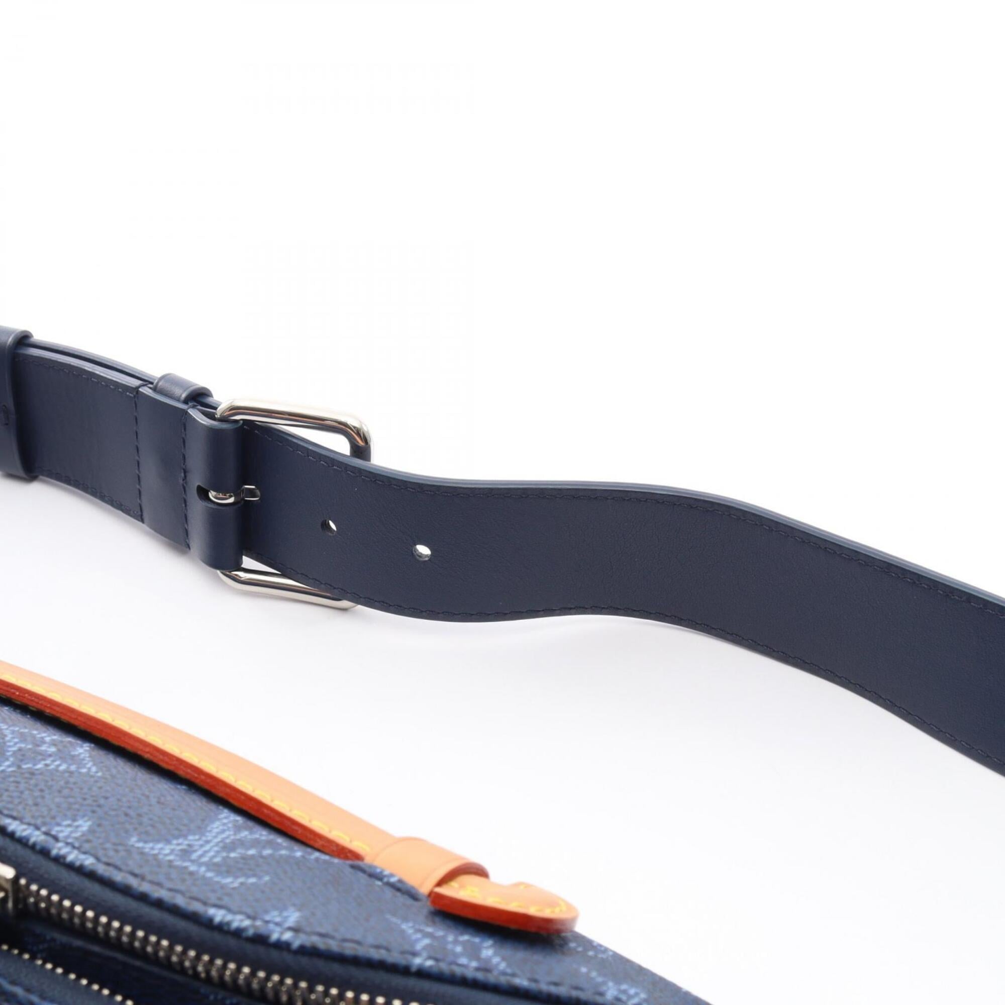 Louis Vuitton Navy Ocean Coated Canvas Fanny Pack Sling Bag (Pre-Owned)