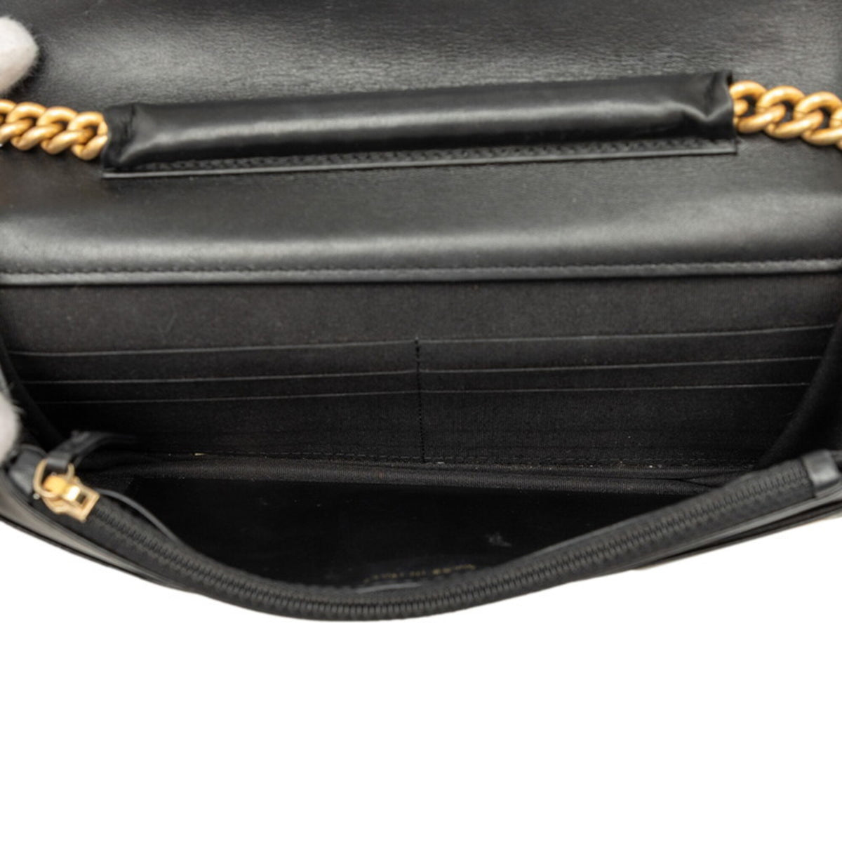 Chanel Black Grained Calfskin Shoulder Bag (Pre-Owned)