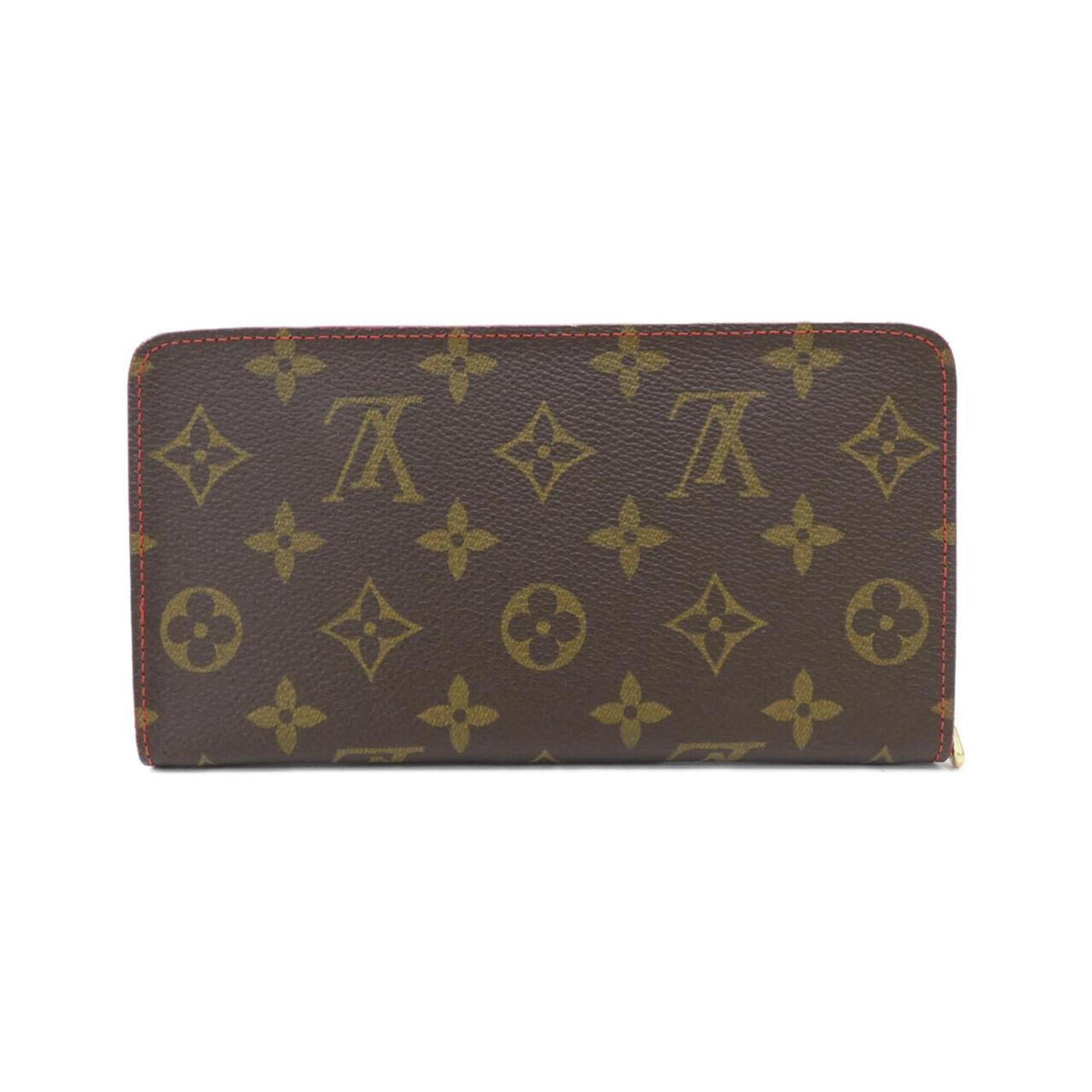 Louis Vuitton Brown Coated Canvas Long Wallet (Bi-Fold) (Pre-Owned)