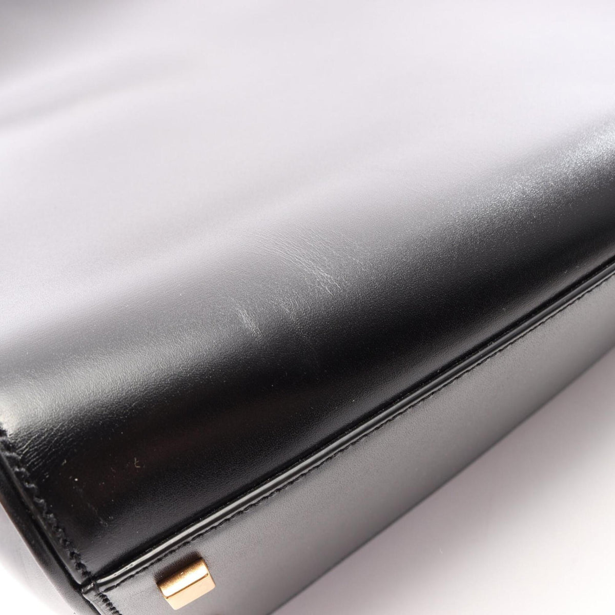 Yves Saint Laurent Black Leather Tote Bag (Pre-Owned)