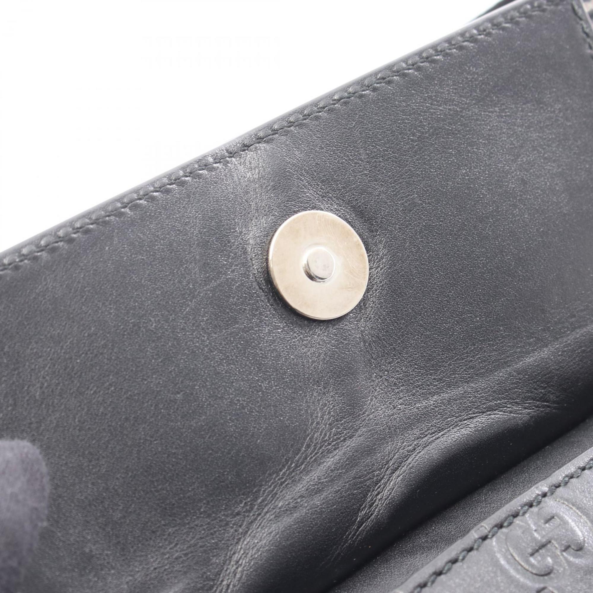 Gucci Black Leather Fanny Pack (Pre-Owned)
