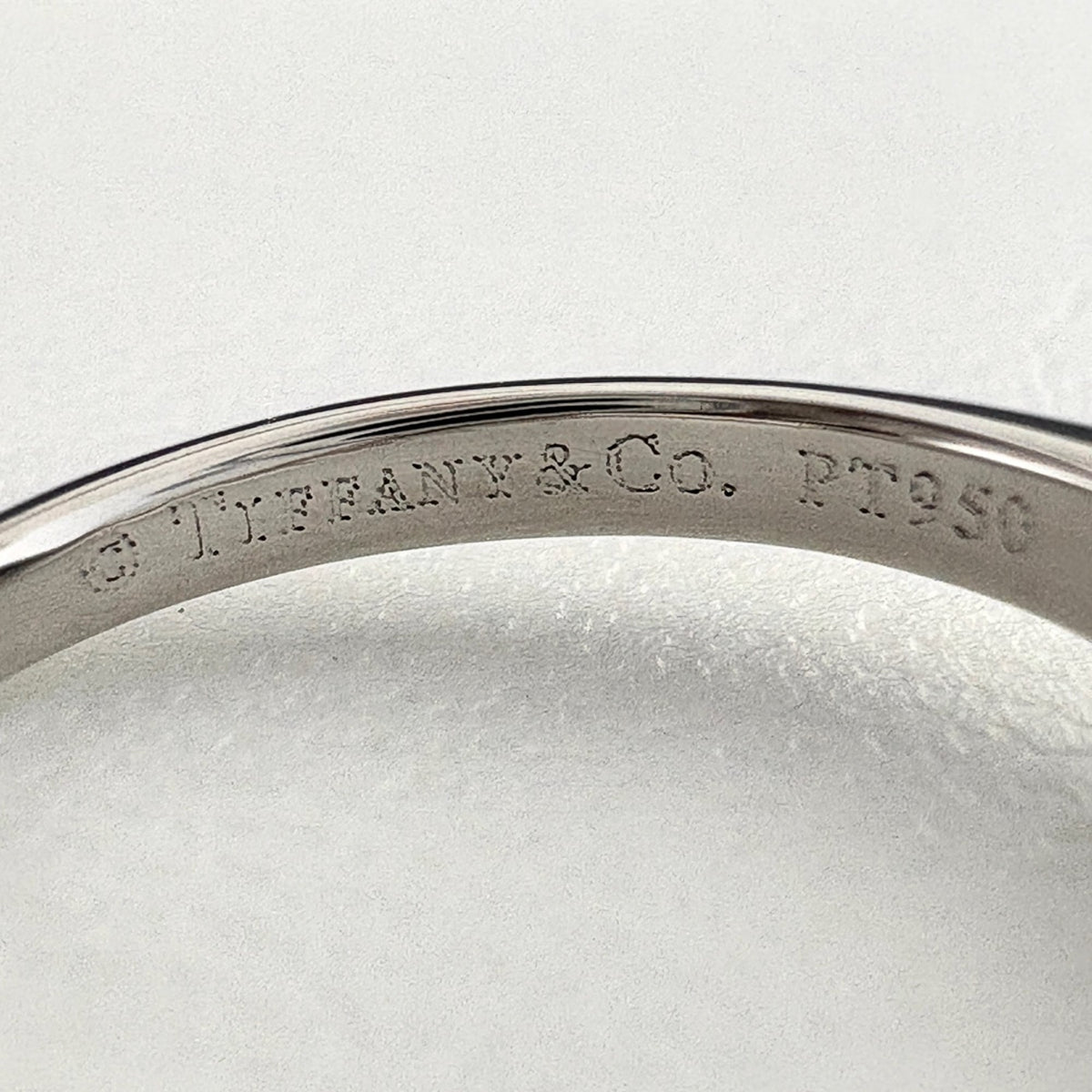 Tiffany Platinum 950 Band Ring (Pre-Owned)