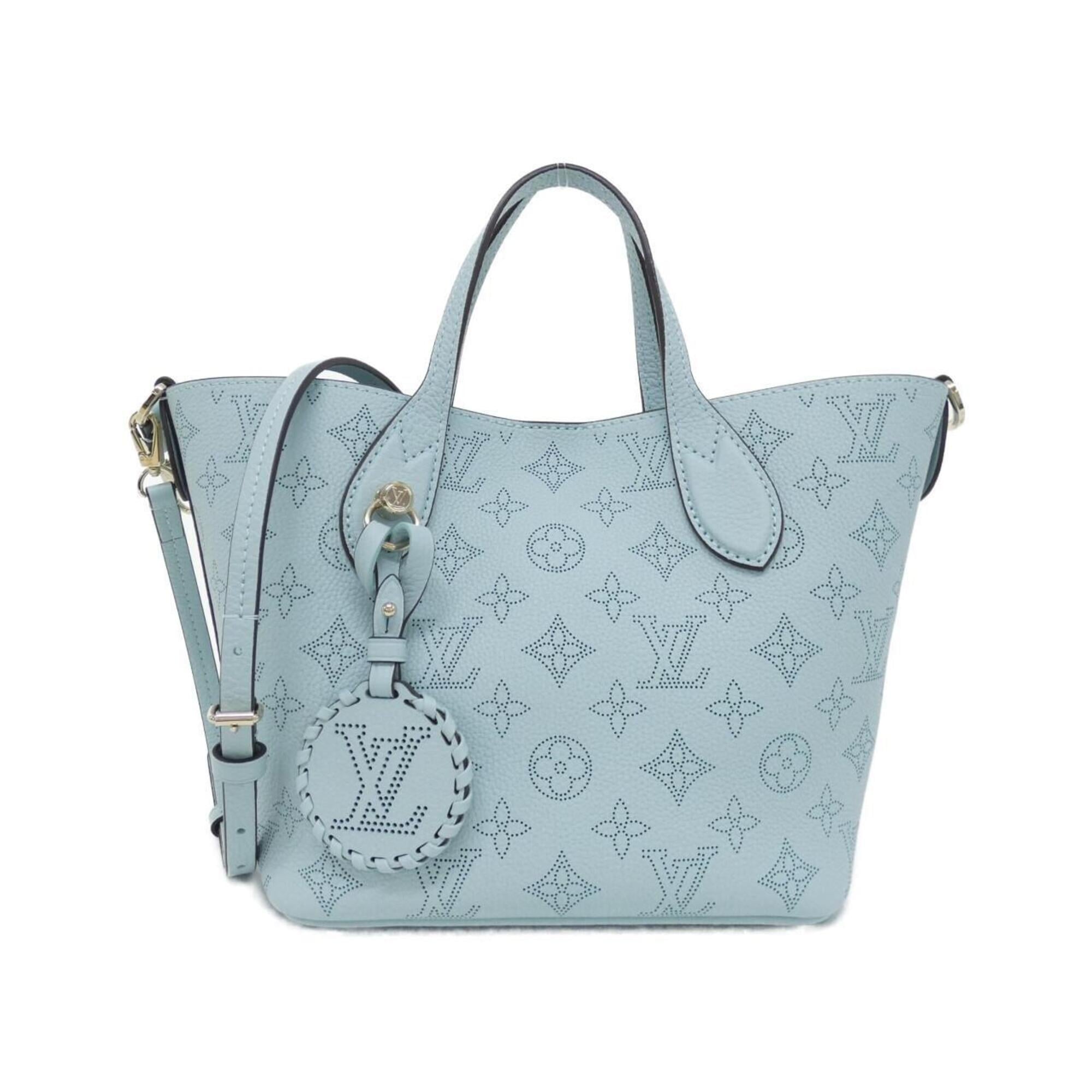 Louis Vuitton Blue Leather Handbag Pouch (Pre-Owned)