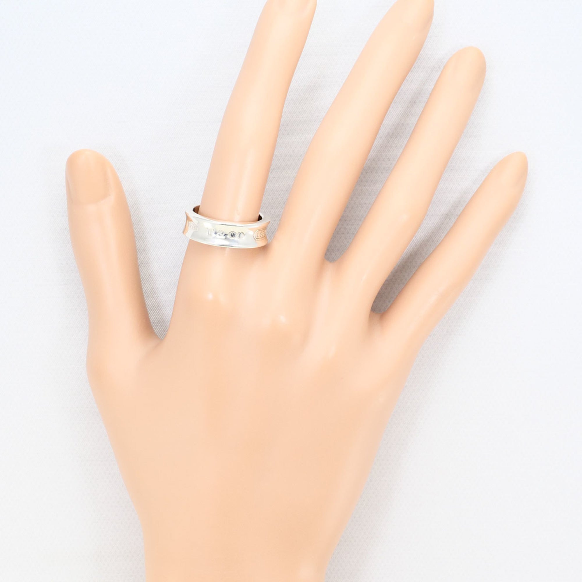 Tiffany 1837 Silver 925 Band Ring (Pre-Owned)