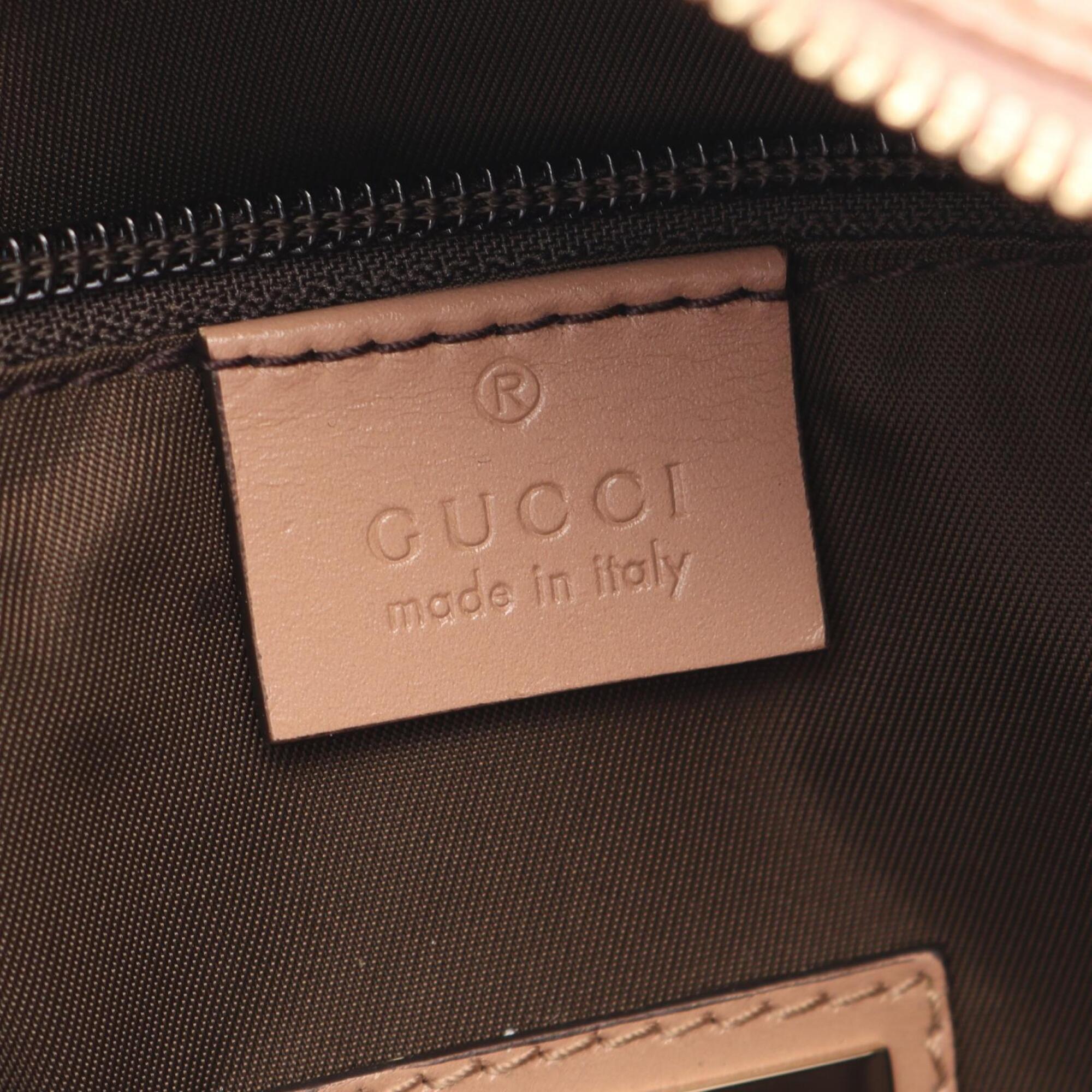 Gucci Pink Pvc Leather Handbag Tote Bag (Pre-Owned)