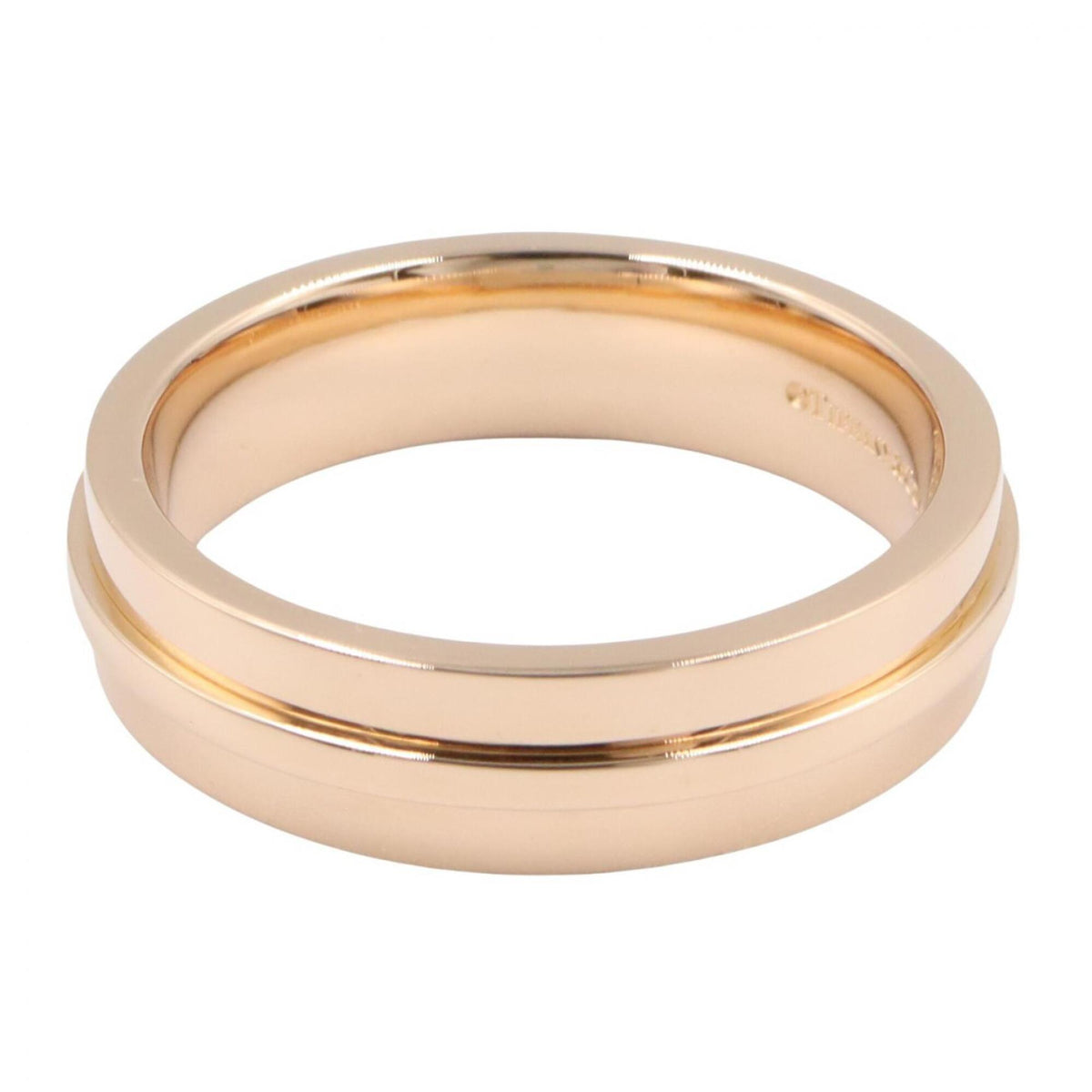 Tiffany Gold Pink Gold (18K) Band Ring (Pre-Owned)