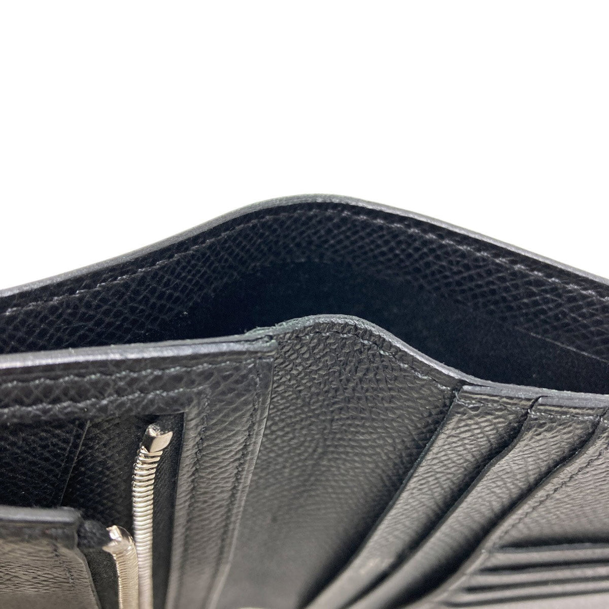 Hermes Black Epsom Leather Wallet (Bi-Fold) (Pre-Owned)