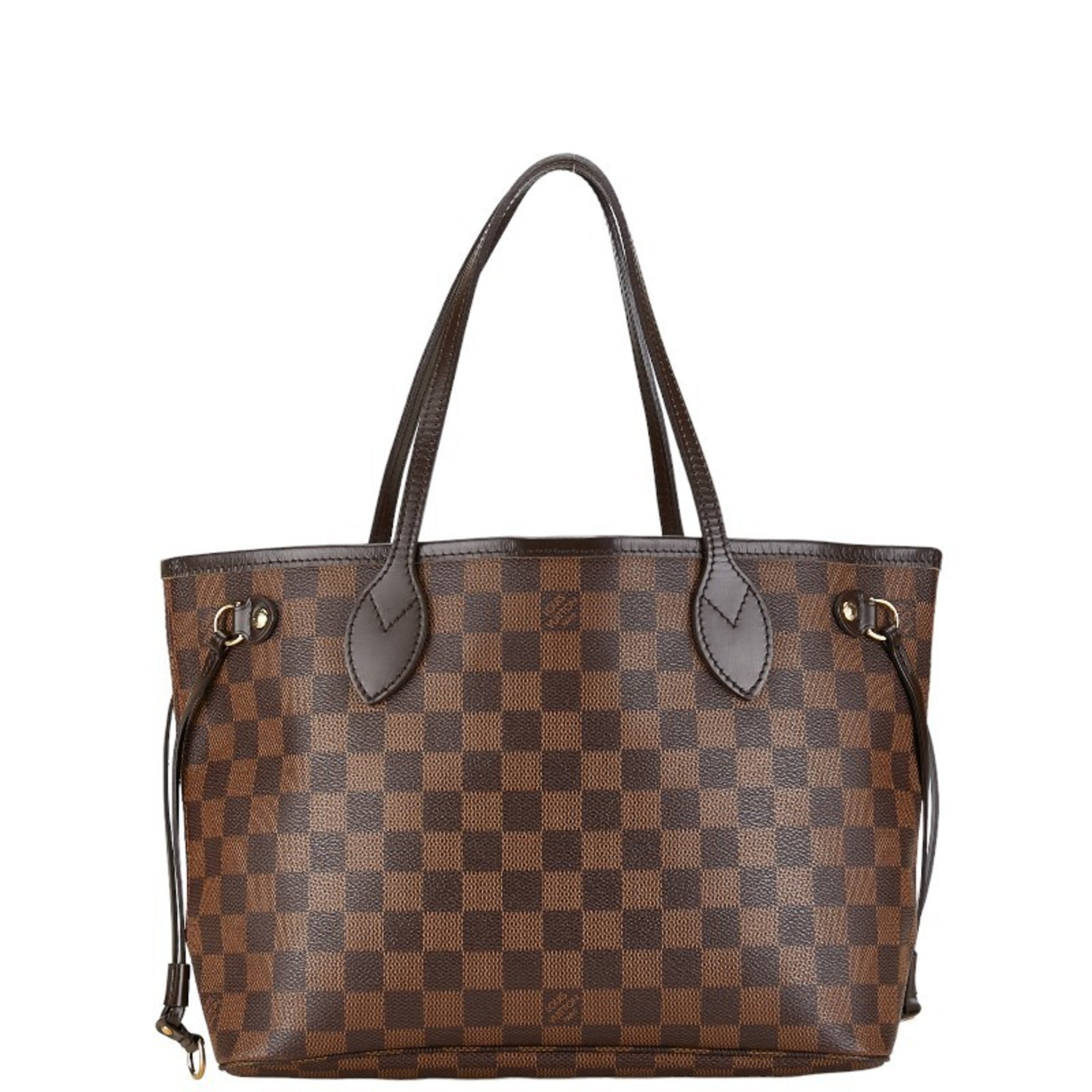 Louis Vuitton Brown Pvc Leather Handbag Pochette Pouch Tote Bag (Pre-Owned)