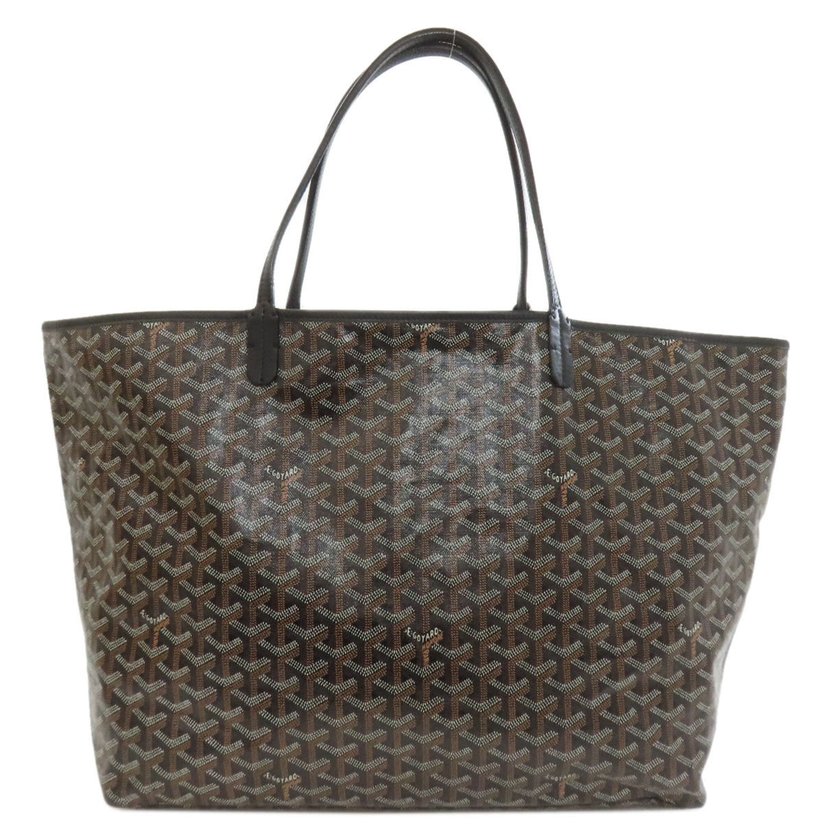 Goyard Black Brown Coated Canvas Tote Bag (Pre-Owned)