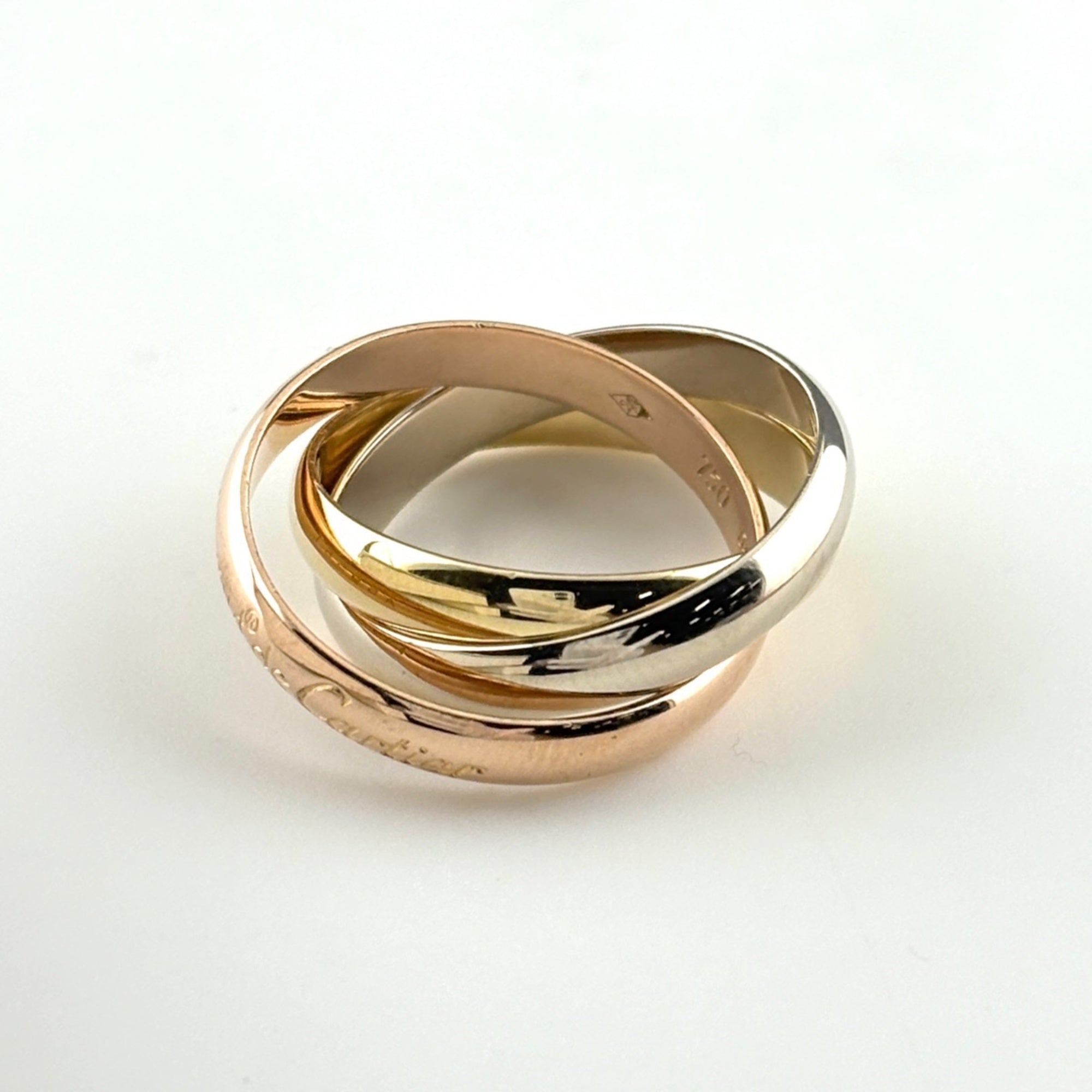 Cartier Yellow Gold (18K) Pink Gold (18K) White Gold (18K) Band Ring (Pre-Owned)