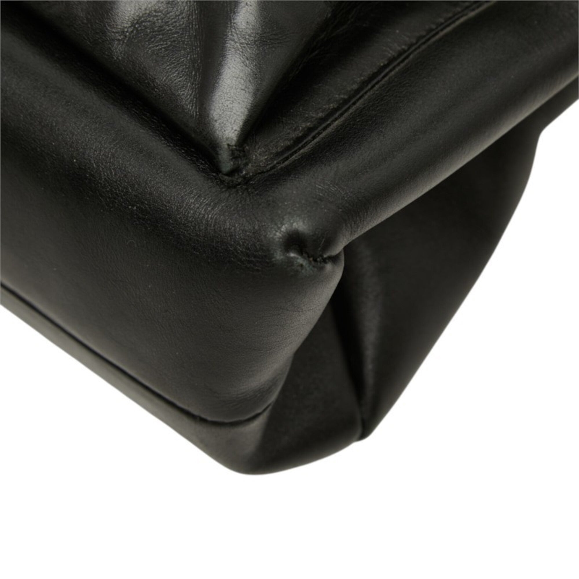 Bottega Veneta Black Leather Briefcase (Pre-Owned)