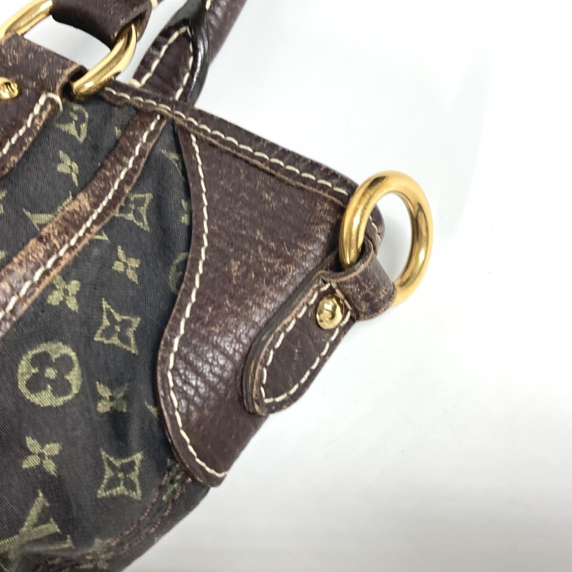 Louis Vuitton Brown Monogram Mini Handbag Shoulder Bag Tote Bag (Pre-Owned)