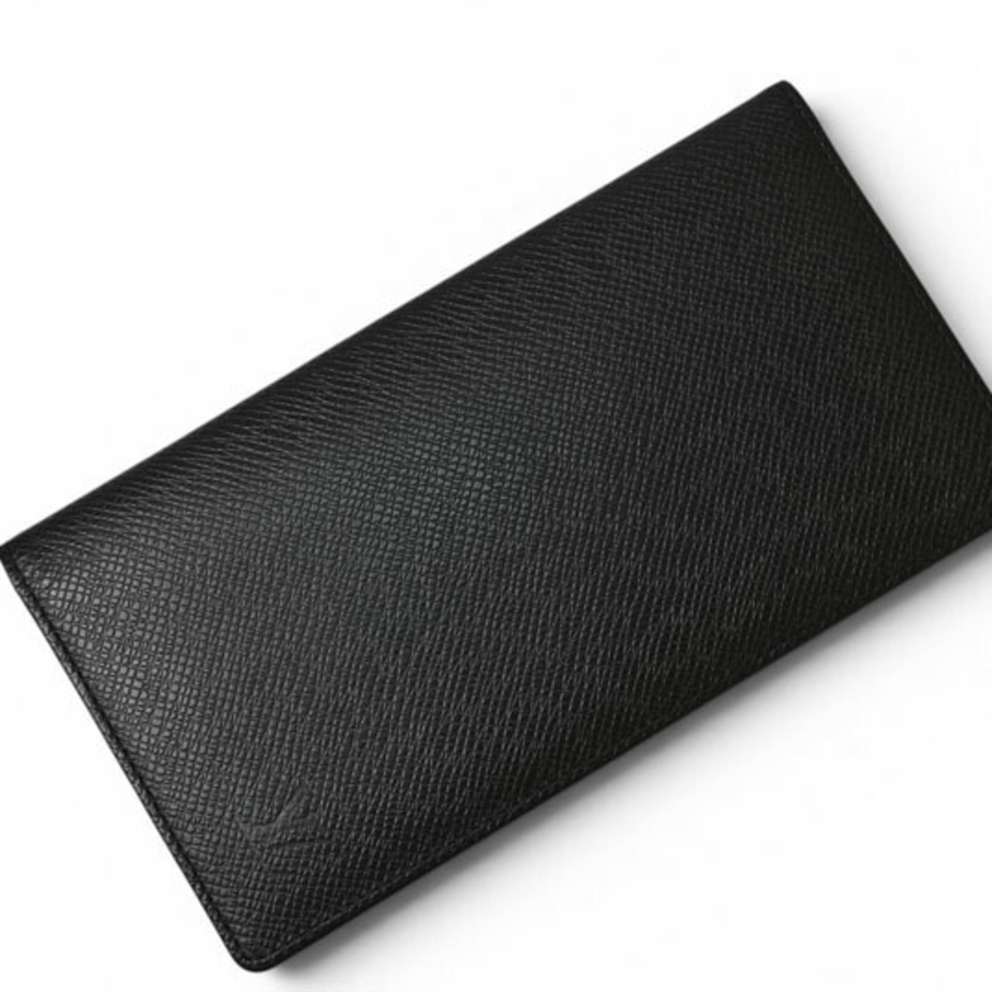 Louis Vuitton Ardoise Leather Long Wallet (Bi-Fold) (Pre-Owned)