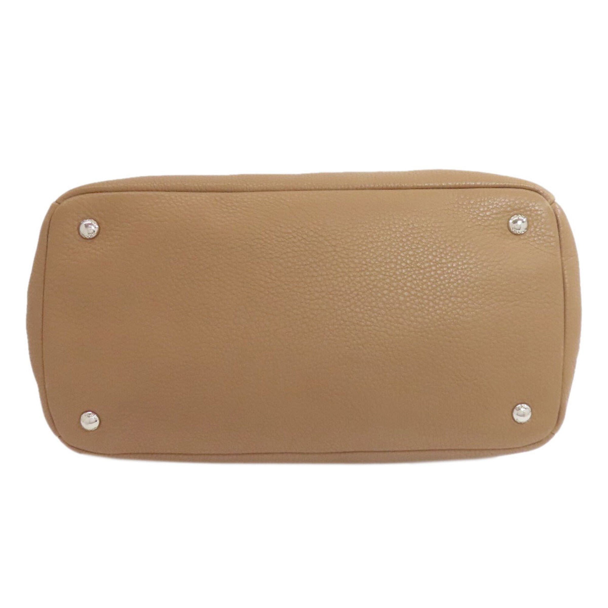 Prada Brown Leather Handbag (Pre-Owned)