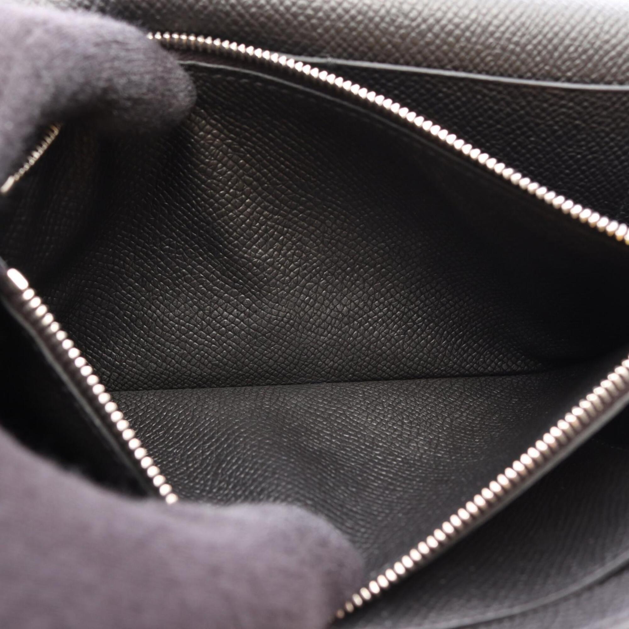 Hermes Black Epsom Leather Leather Handbag Shoulder Bag (Pre-Owned)