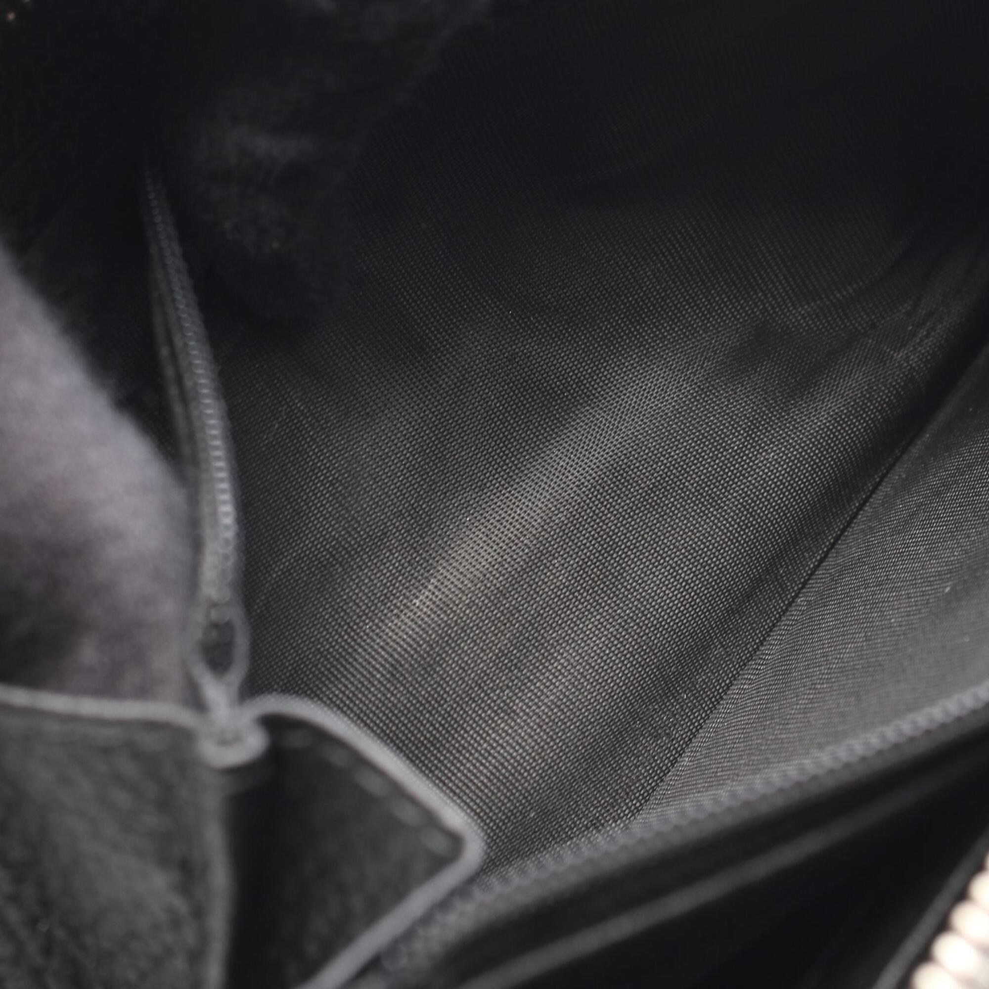 Gucci Black Leather Long Wallet (Bi-Fold) (Pre-Owned)