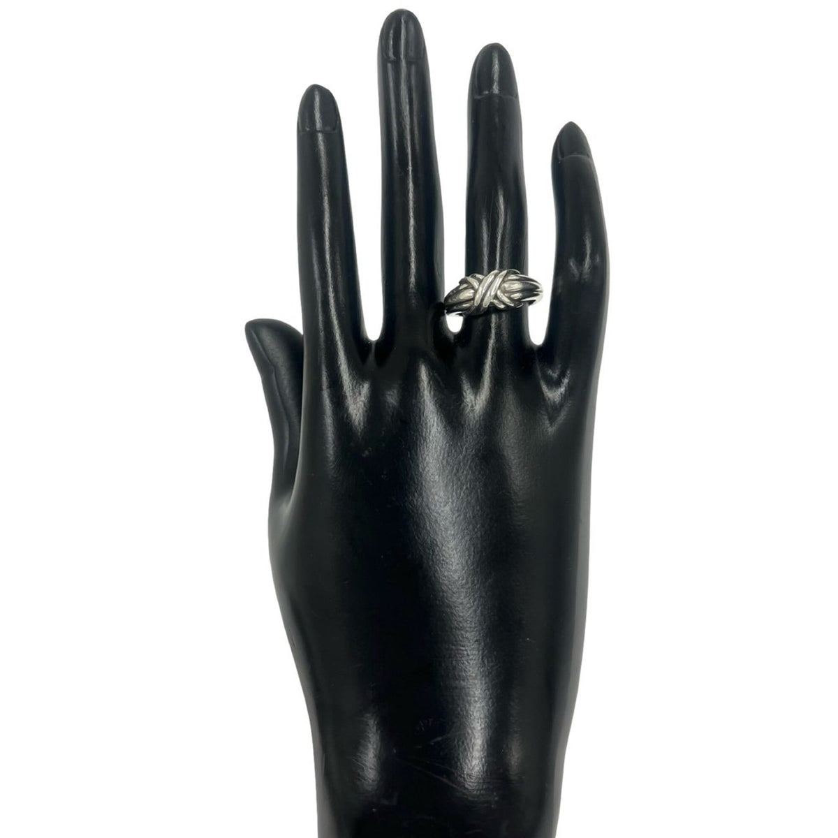 Tiffany Silver Silver 925 Band Ring (Pre-Owned)