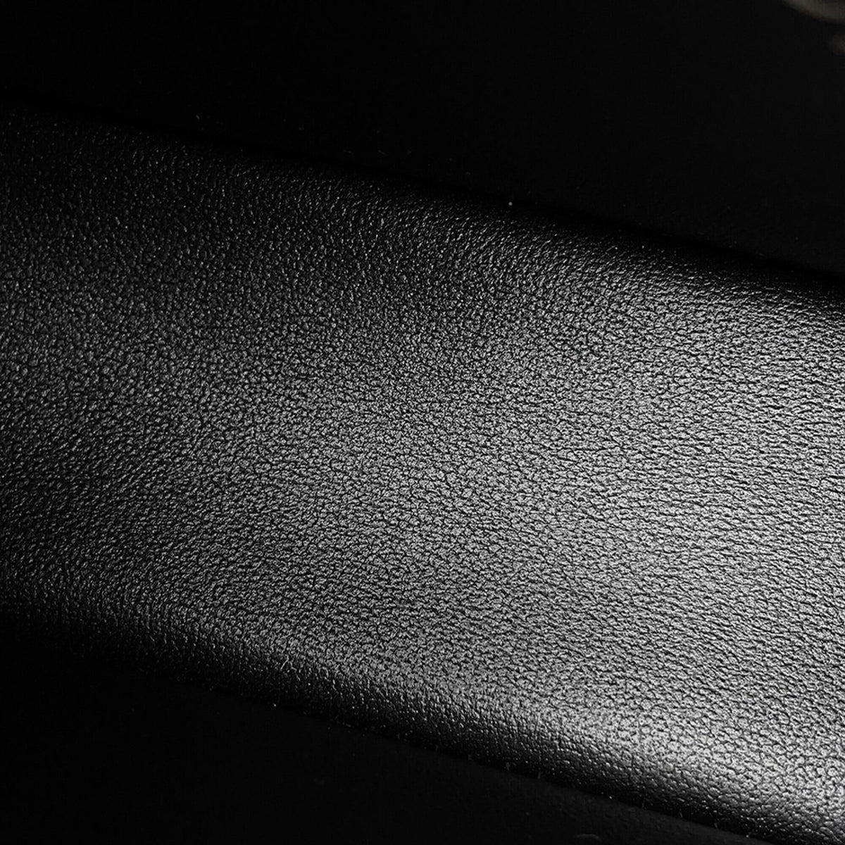 Chanel Black Leather Handbag Shoulder Bag (Pre-Owned)
