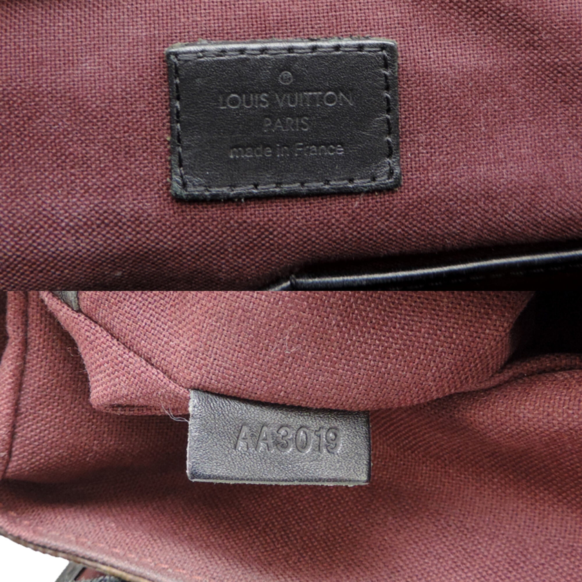 Louis Vuitton Black Brown Monogram Canvas Shoulder Bag (Pre-Owned)