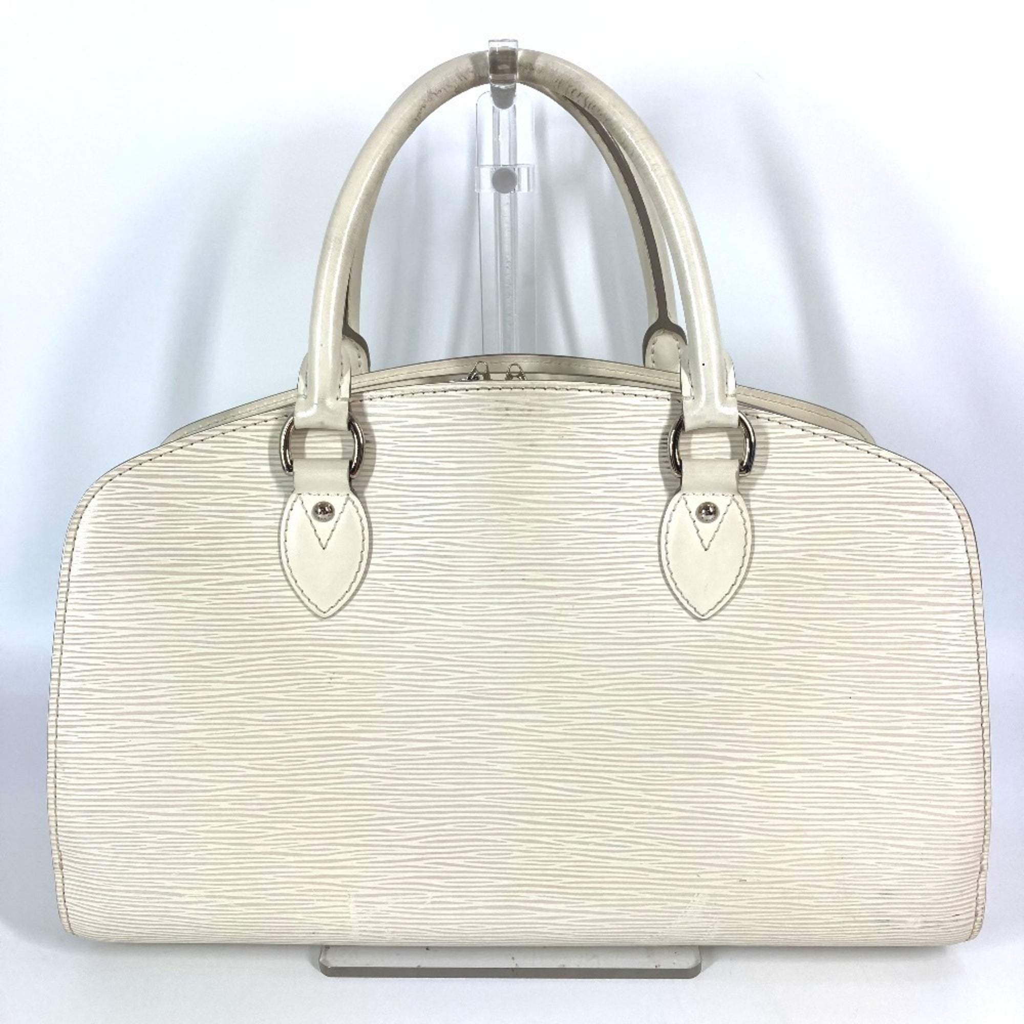 Louis Vuitton Lv Off White White Epi Leather Handbag Tote Bag (Pre-Owned)
