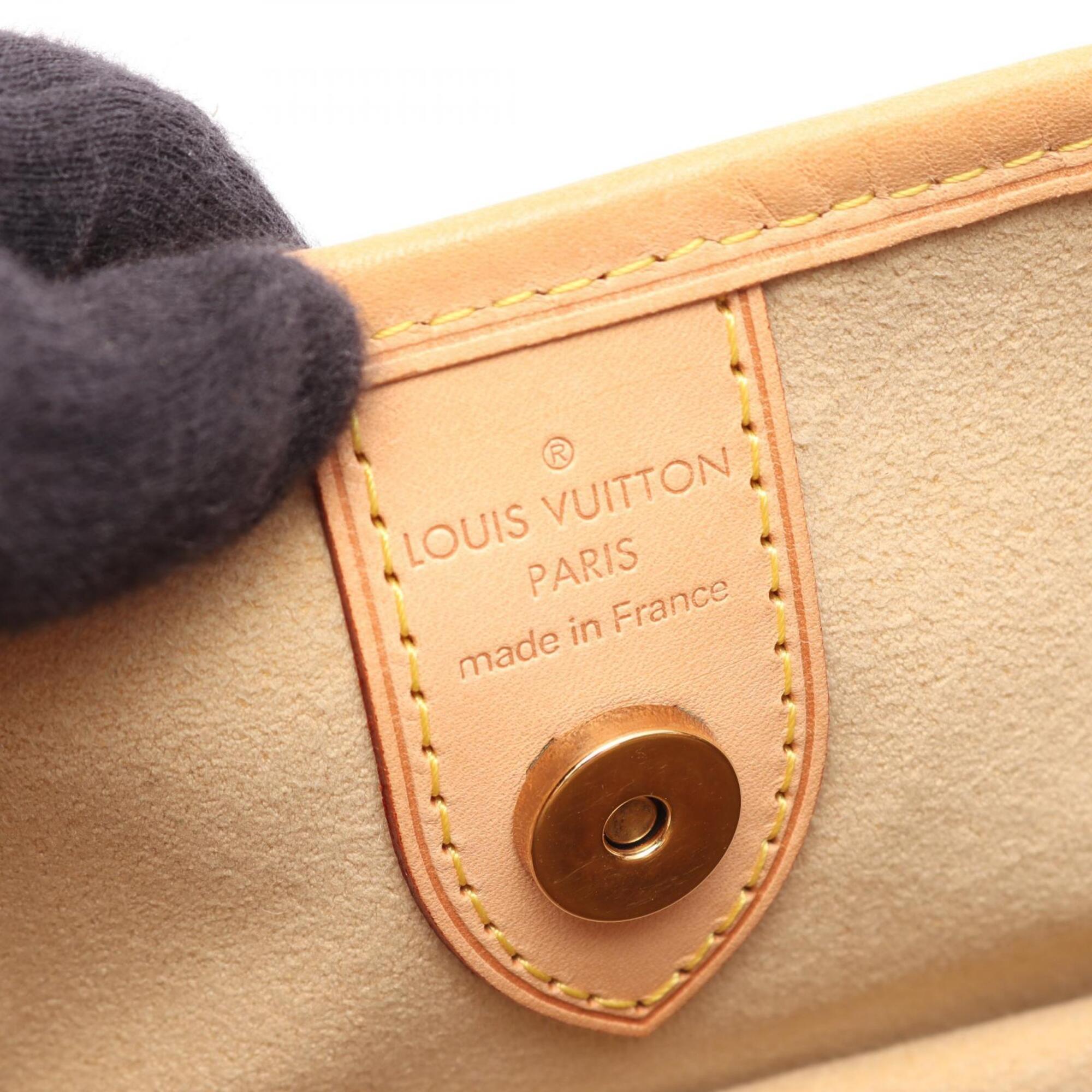 Louis Vuitton Brown Coated Canvas Pvc Leather Monogram Handbag Shoulder Bag (Pre-Owned)