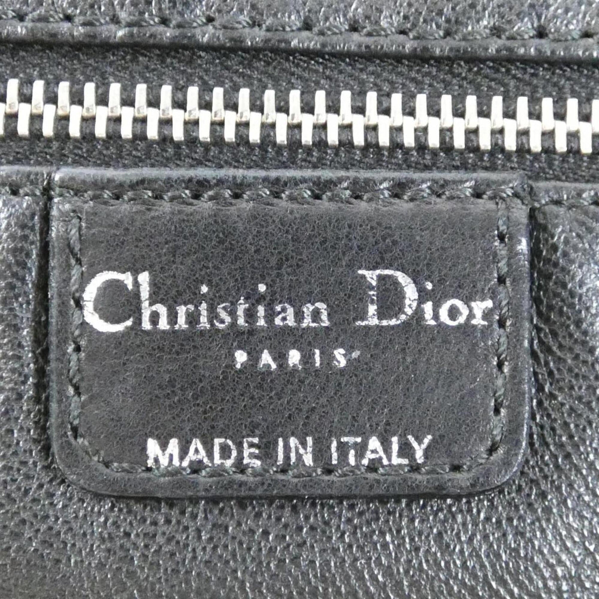 Christian Dior Black Leather Handbag (Pre-Owned)