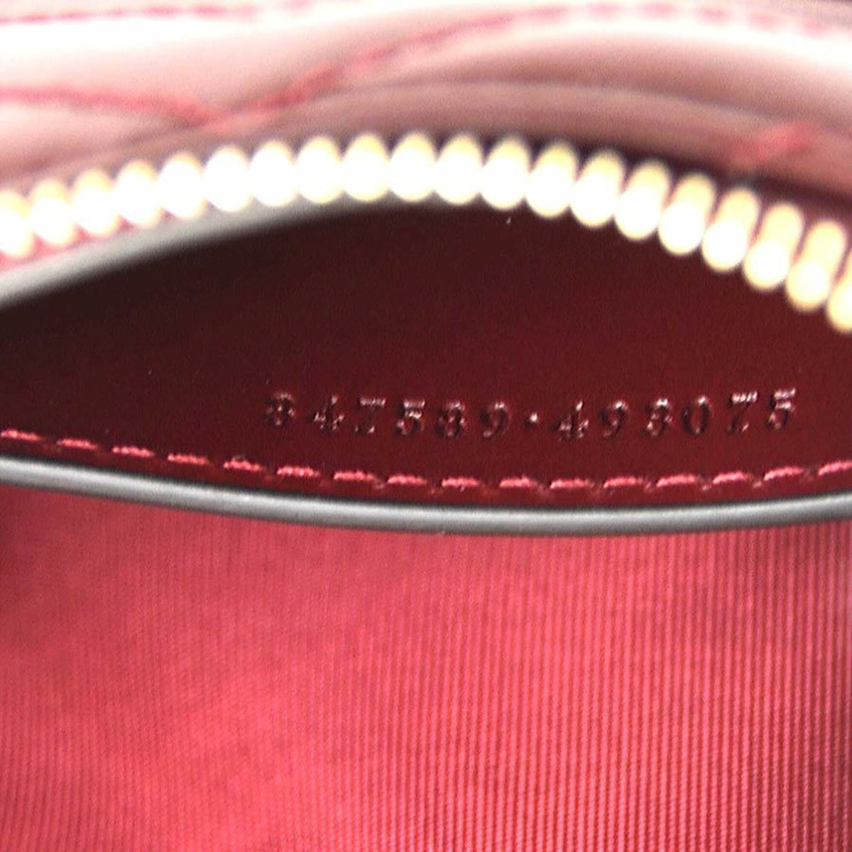 Gucci Bordeaux Leather Handbag (Pre-Owned)