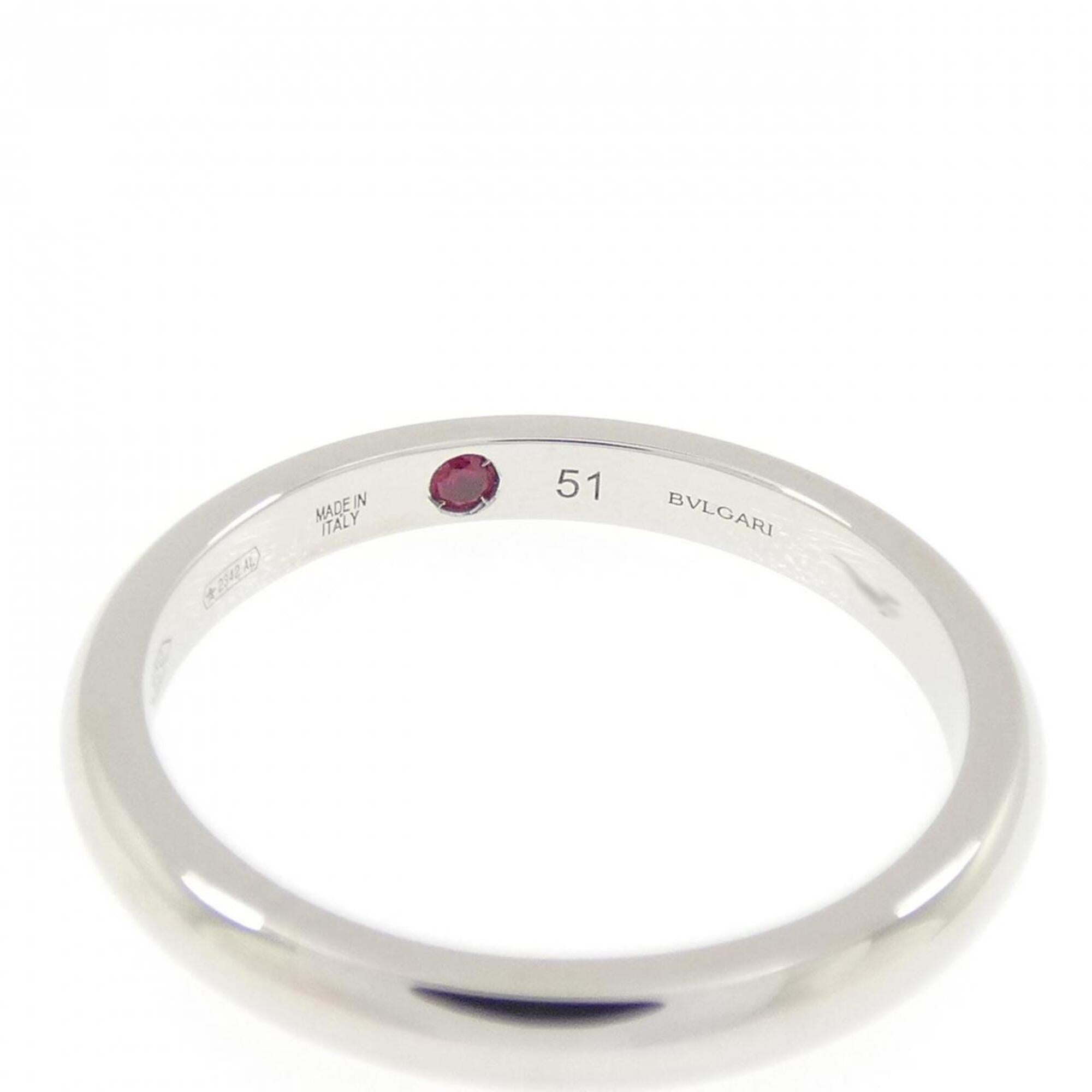 Bvlgari Platinum 950 Band Ring (Pre-Owned)