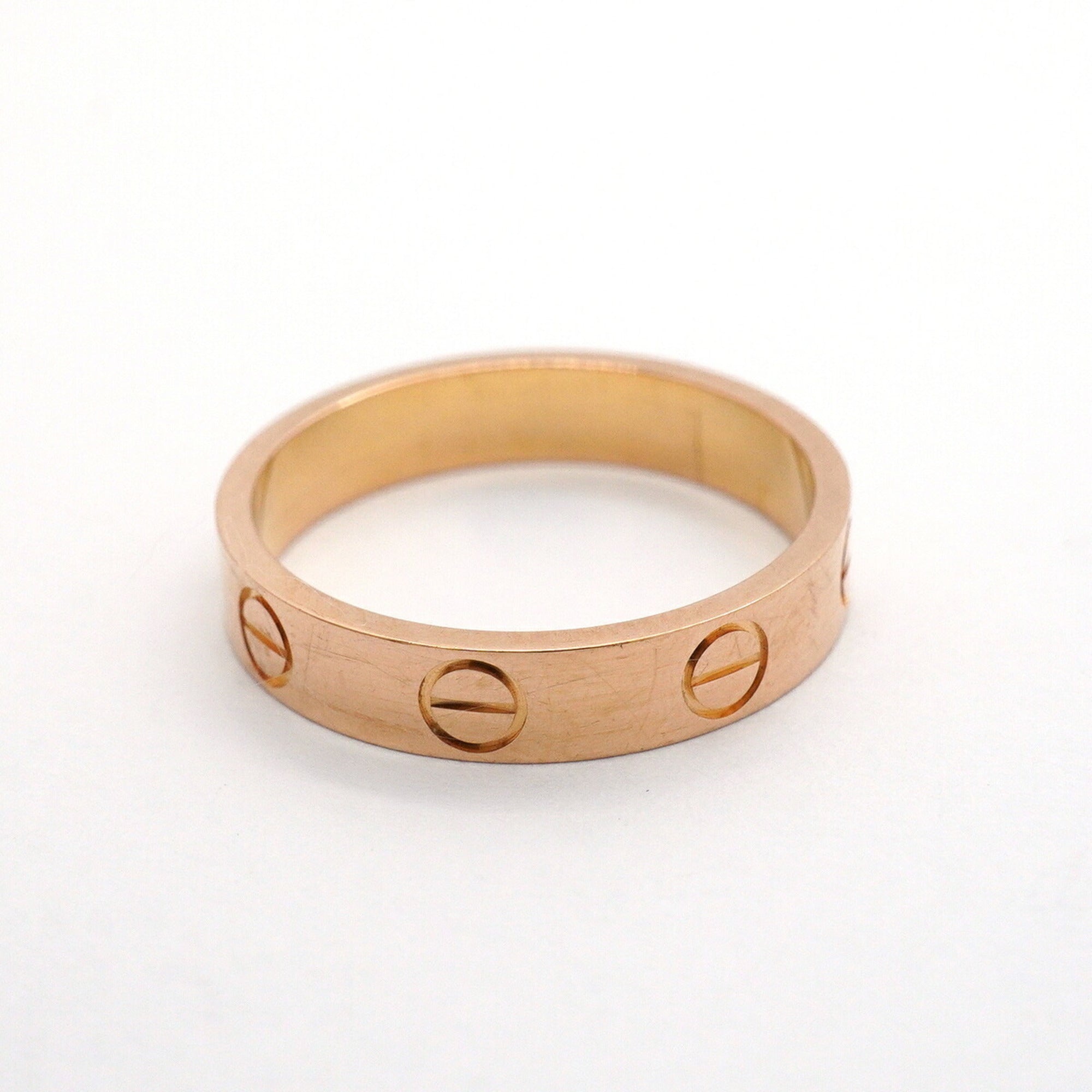 Cartier Pink Gold (18K) Band Ring (Pre-Owned)