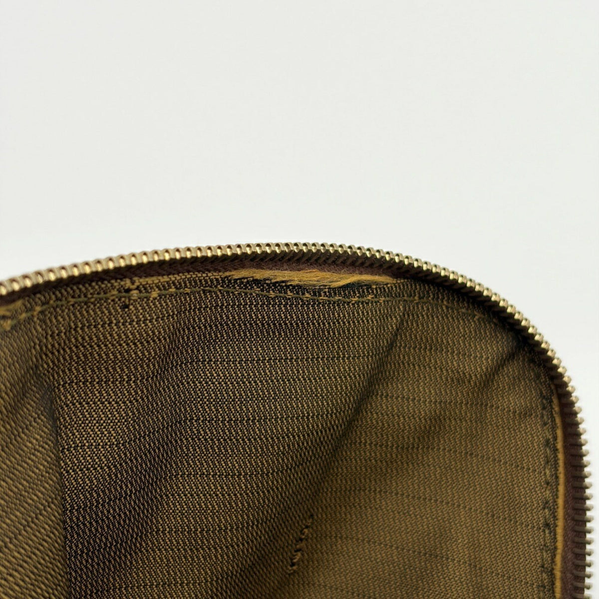 Fendi Brown Canvas Leather Shoulder Bag (Pre-Owned)