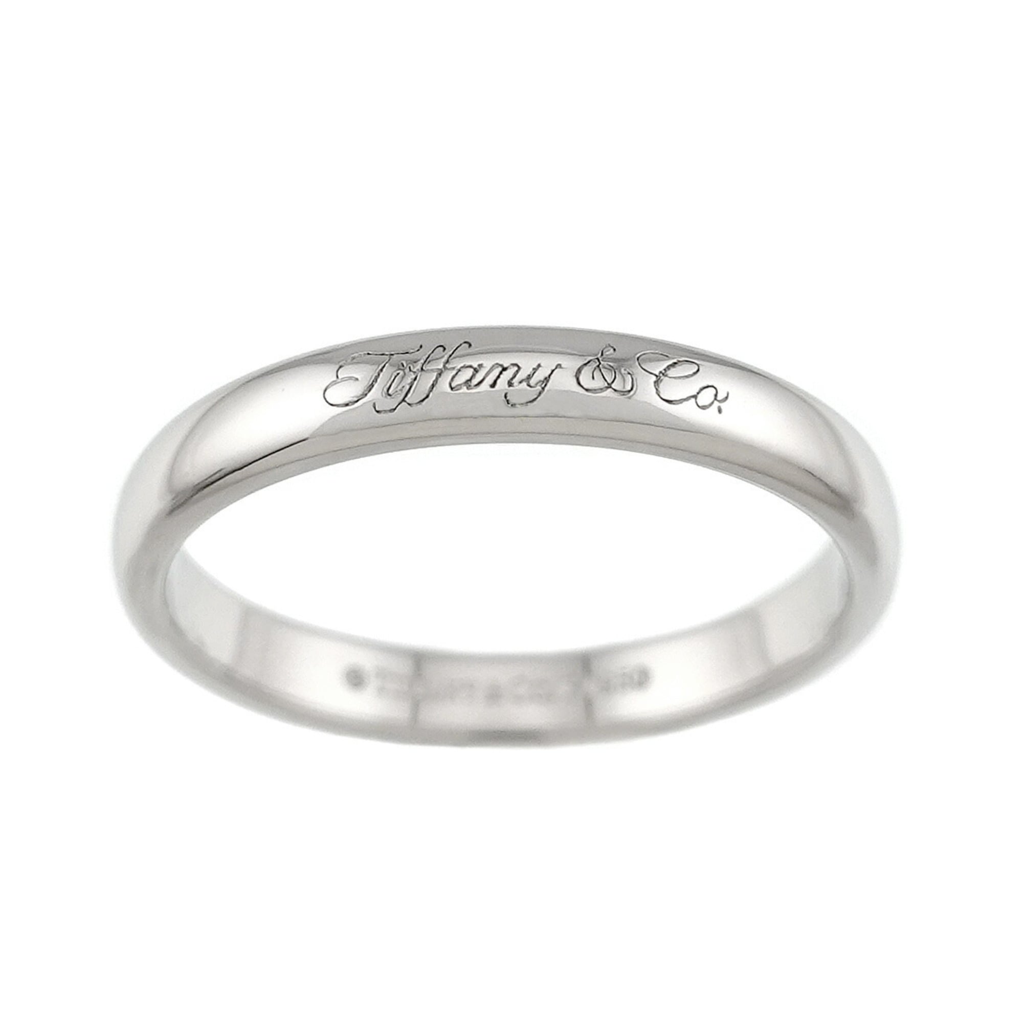 Tiffany Platinum 950 Band Ring (Pre-Owned)