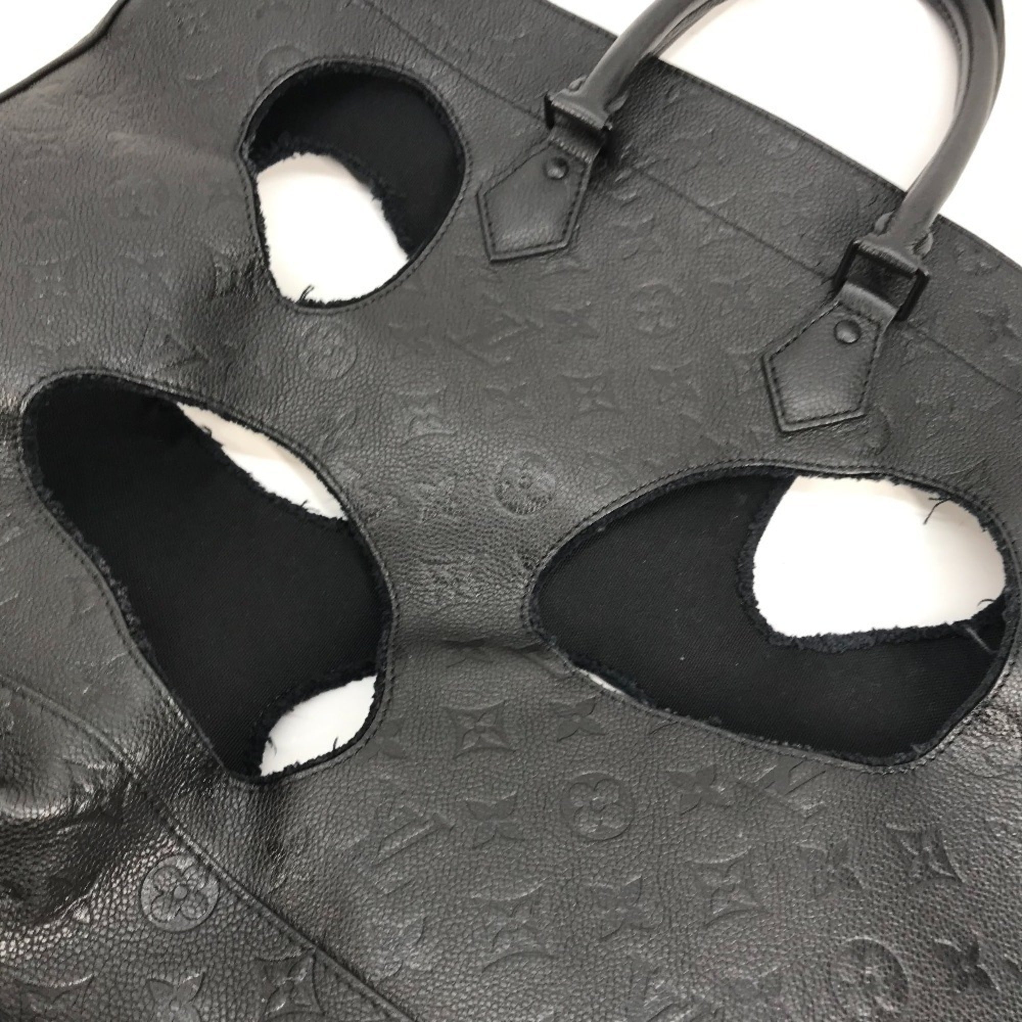Louis Vuitton Black Noir Monogram Empreinte Shoulder Bag Tote Bag (Pre-Owned)