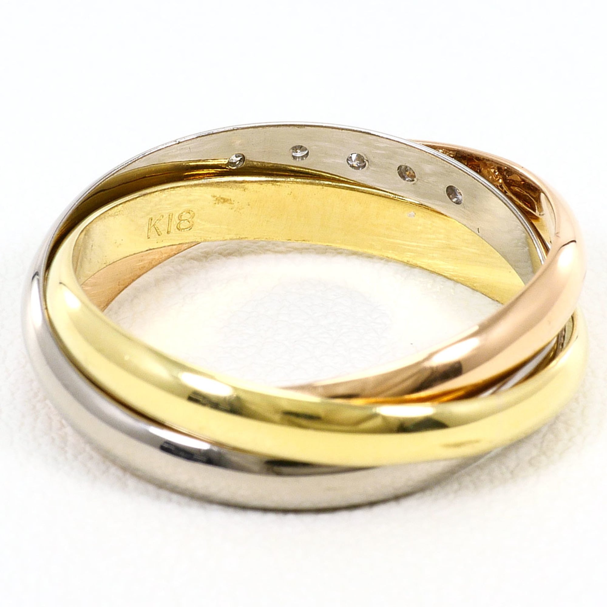 Unbranded White Gold White Gold (18K) Band Ring (Pre-Owned)