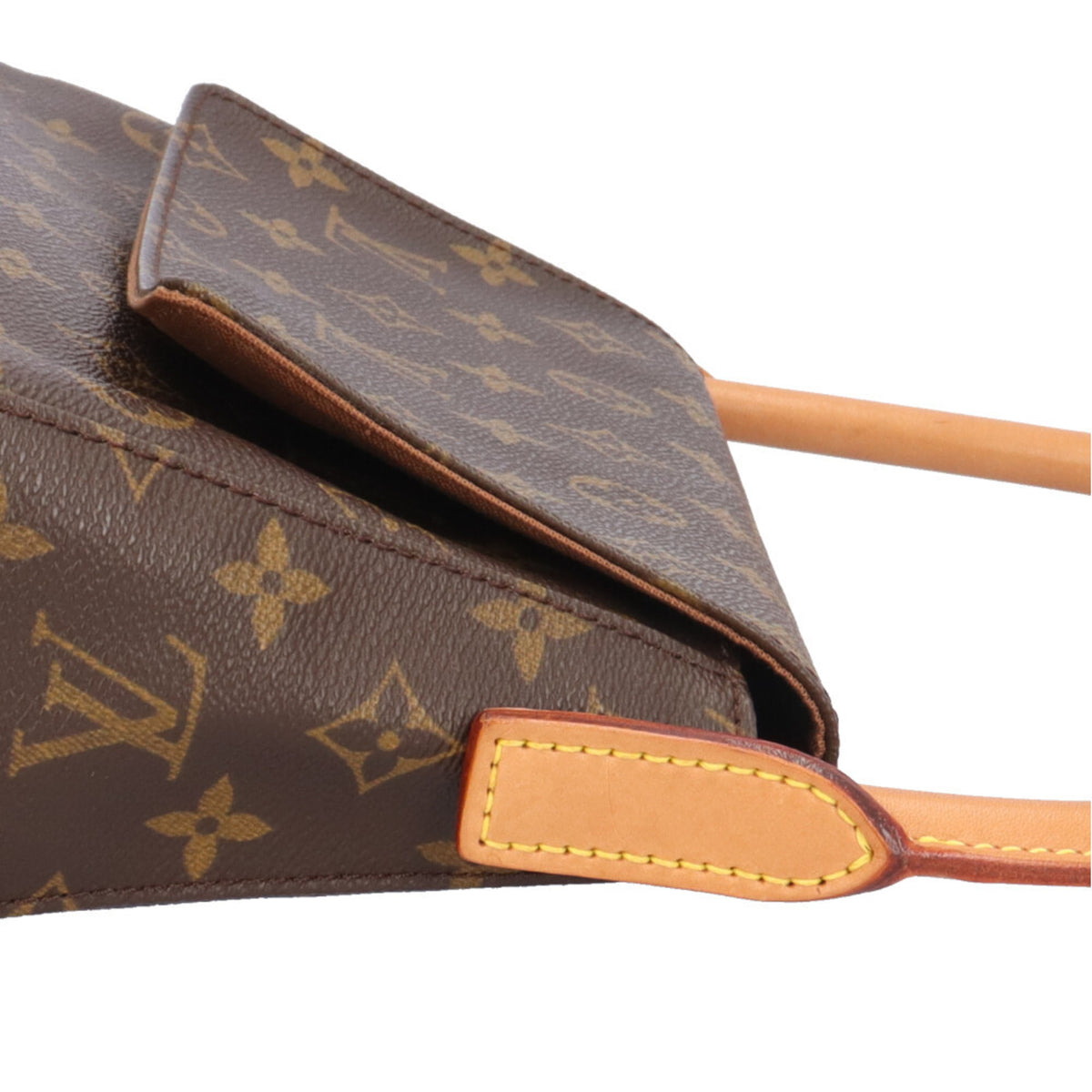 Louis Vuitton Brown Monogram Canvas Handbag (Pre-Owned)