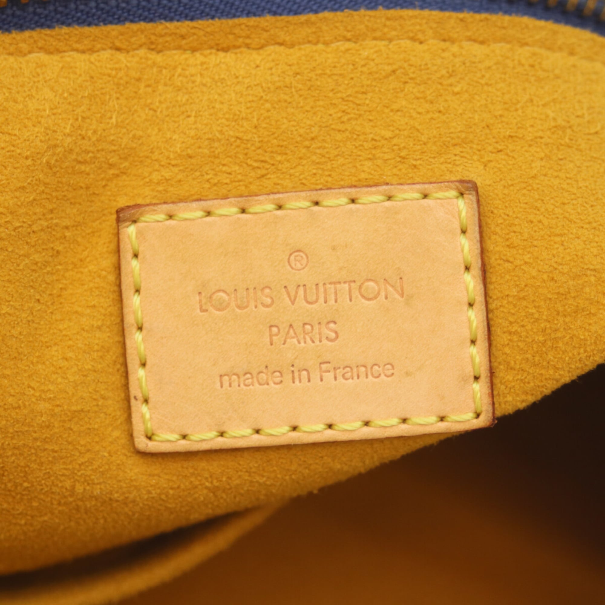 Louis Vuitton Blue Monogram Denim Shoulder Bag (Pre-Owned)