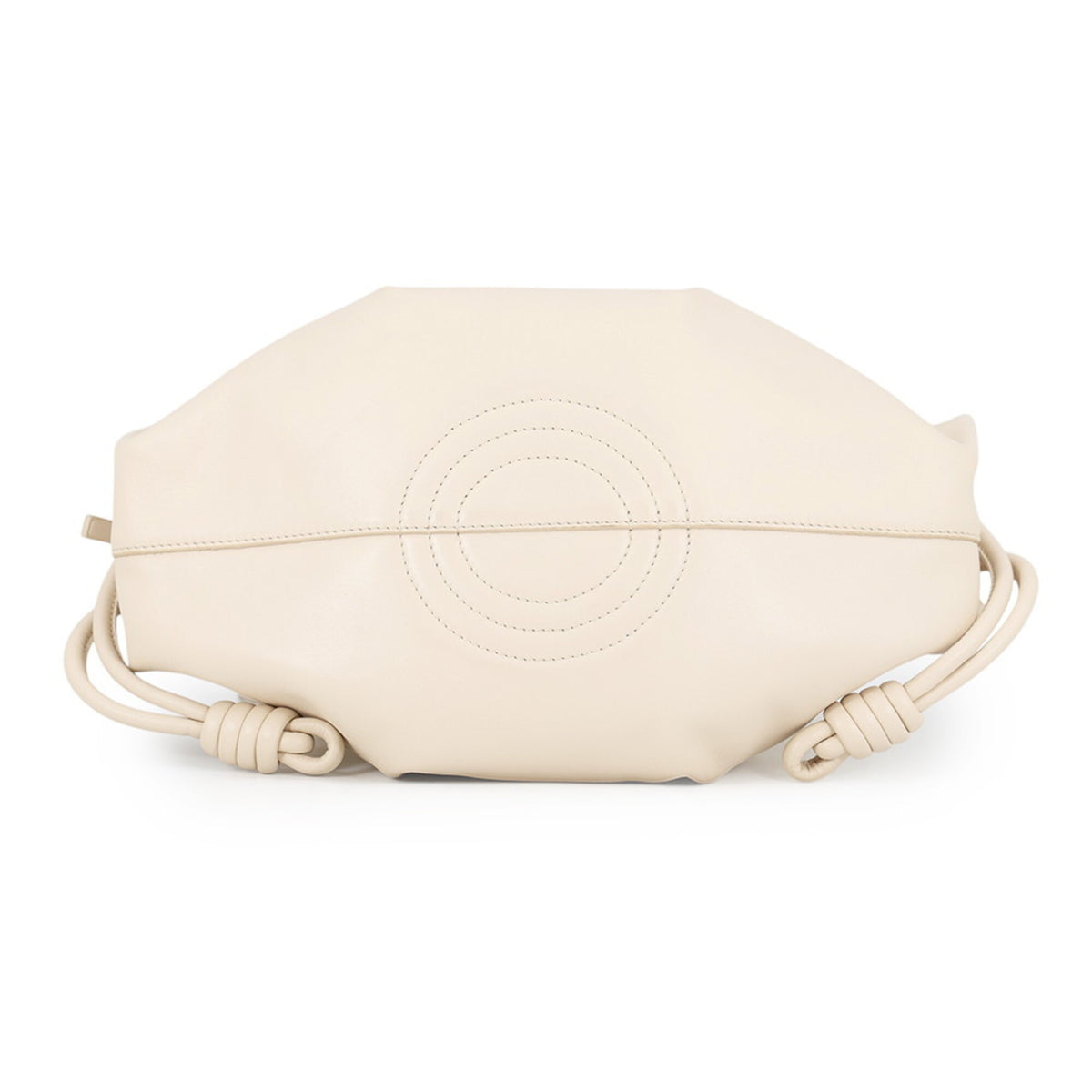 Loewe Ivory Leather Handbag Shoulder Bag (Pre-Owned)