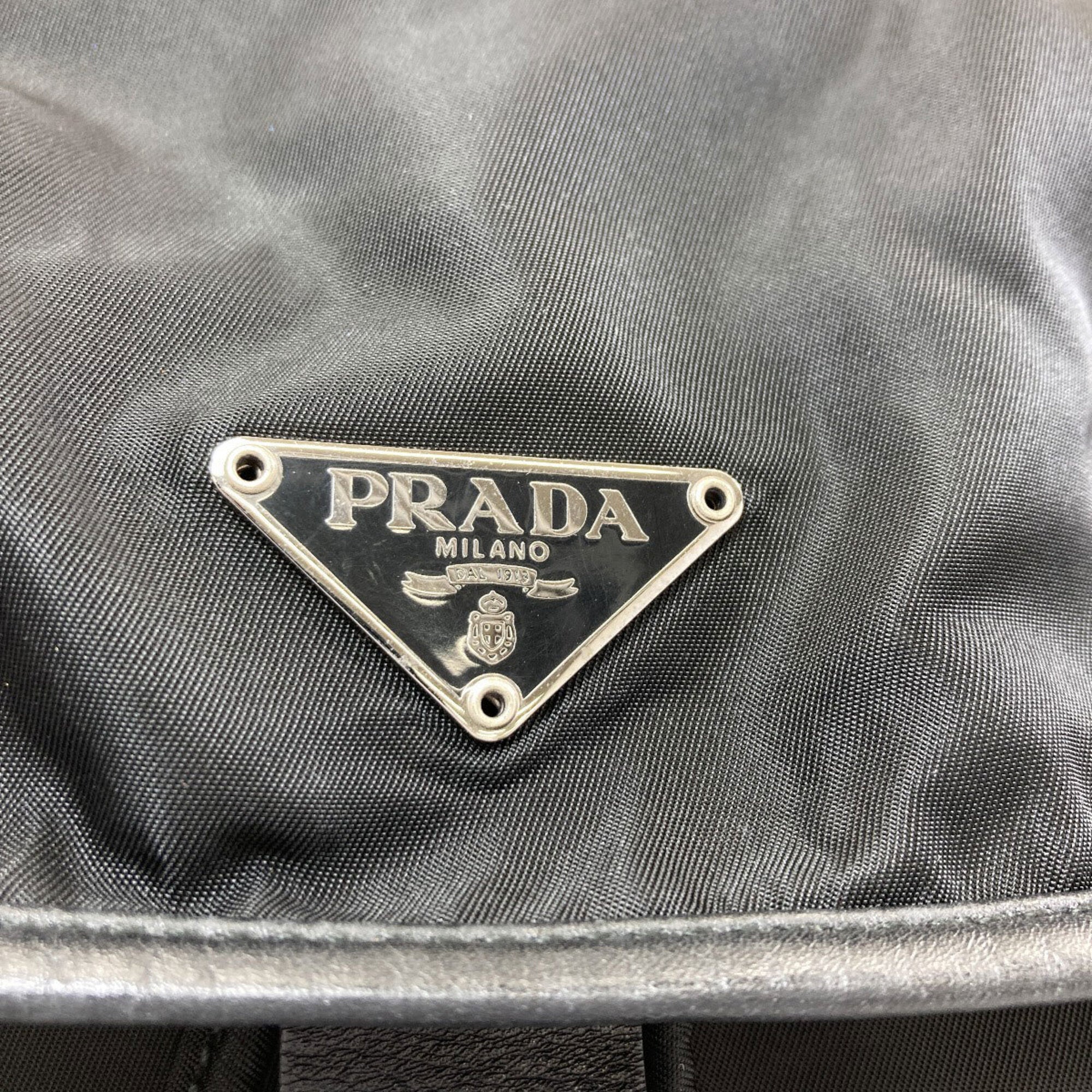 Prada Black Nylon Backpack (Pre-Owned)