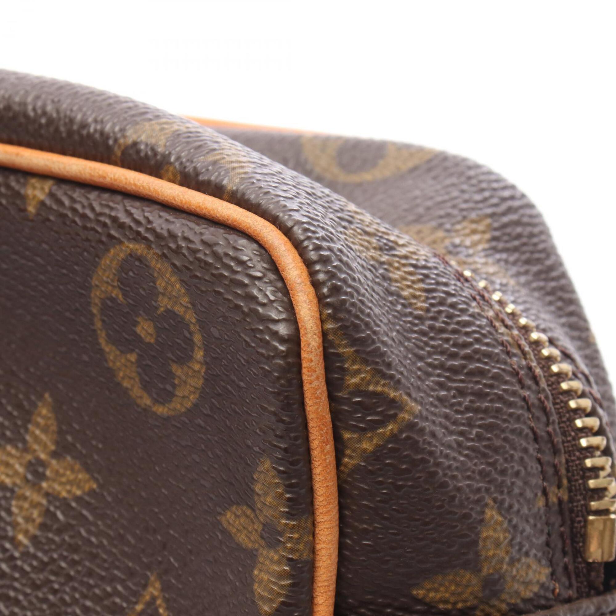 Louis Vuitton Brown Pvc Leather Handbag Shoulder Bag (Pre-Owned)