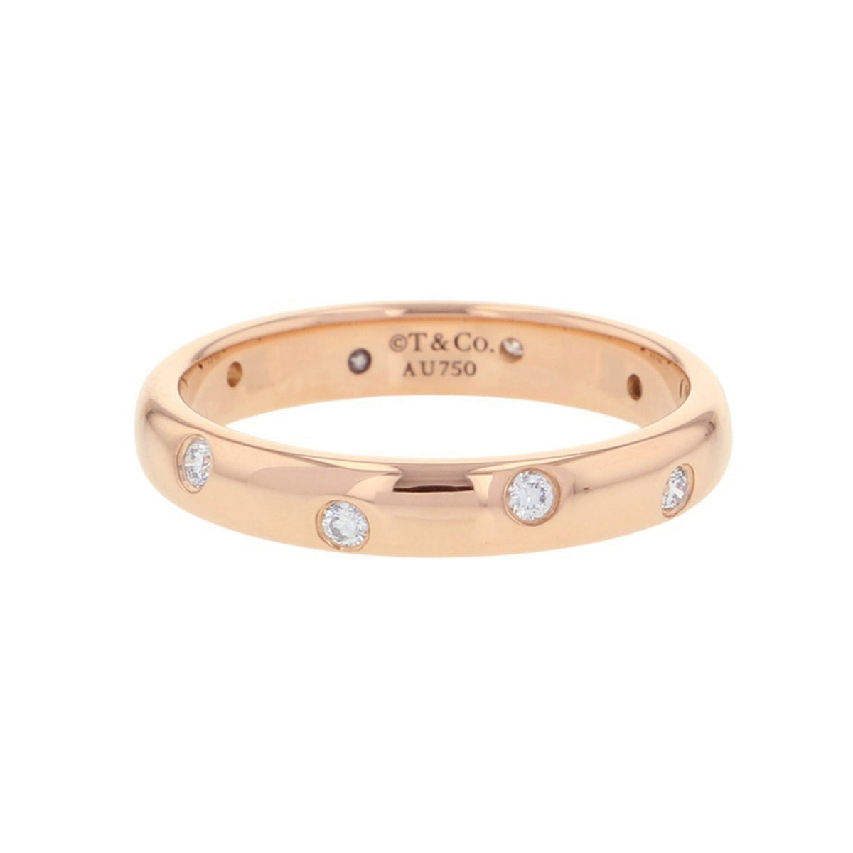 Tiffany Pink Gold (18K) Band Ring (Pre-Owned)