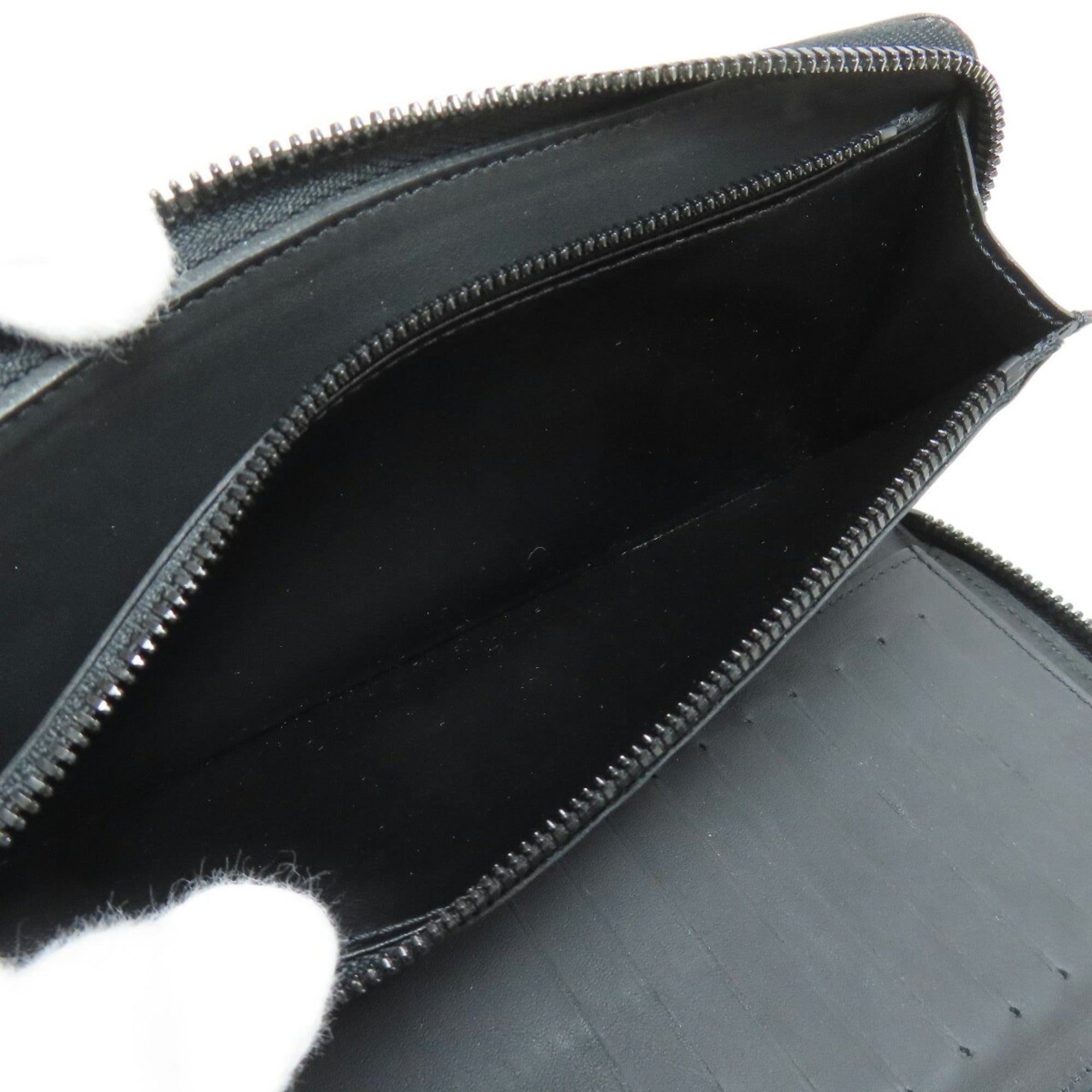 Louis Vuitton Empreinte Black Monogram Empreinte Long Wallet (Bi-Fold) (Pre-Owned)