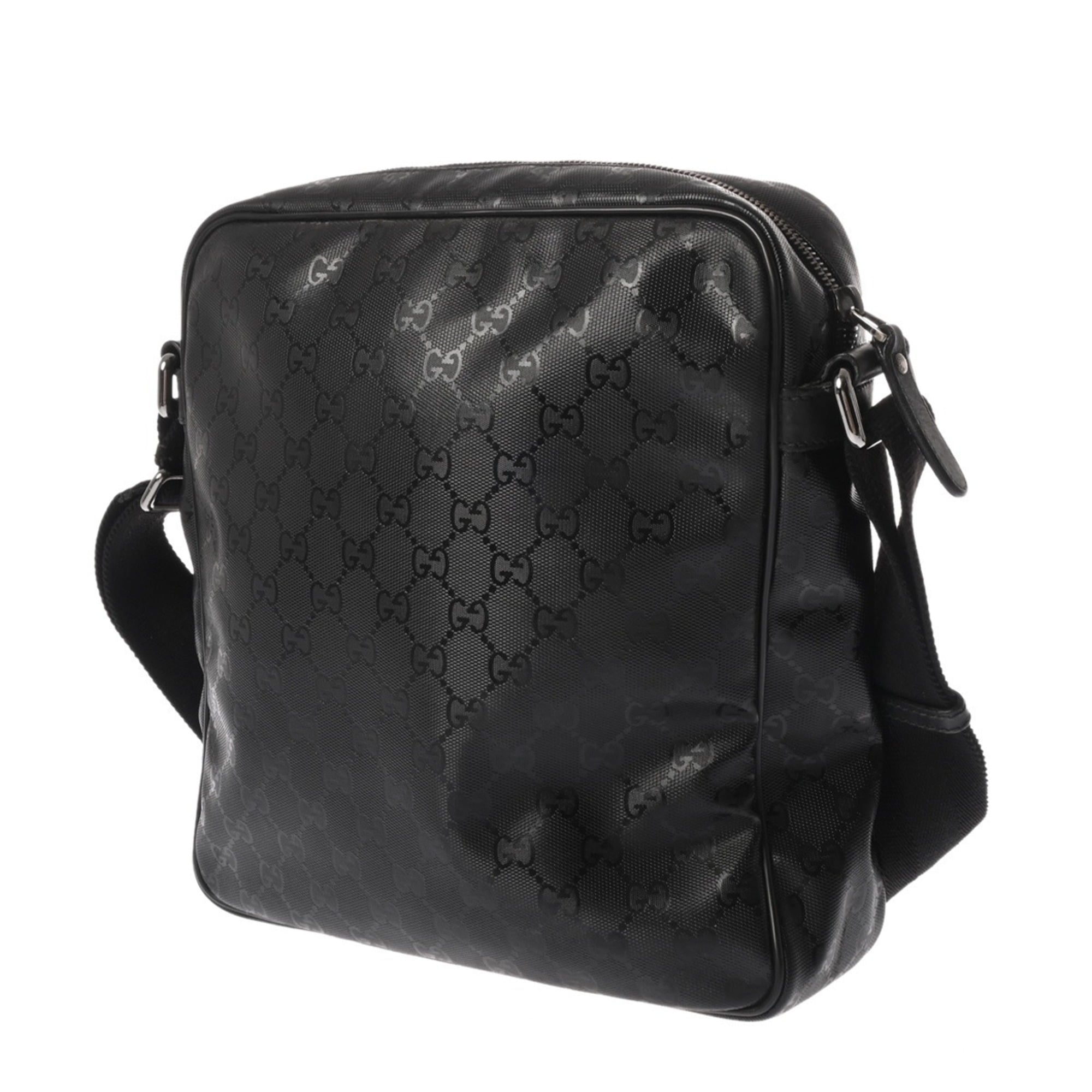 Gucci Black Pvc Shoulder Bag (Pre-Owned)