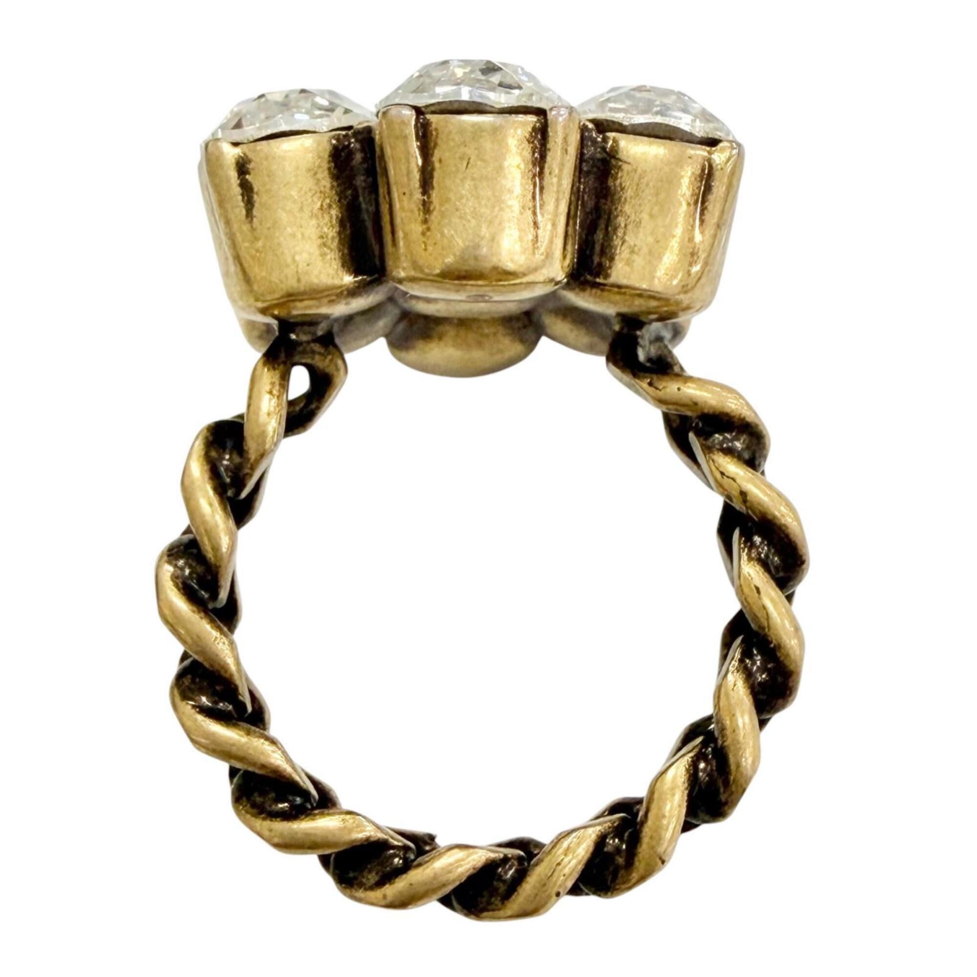 Gucci Gold Band Ring (Pre-Owned)