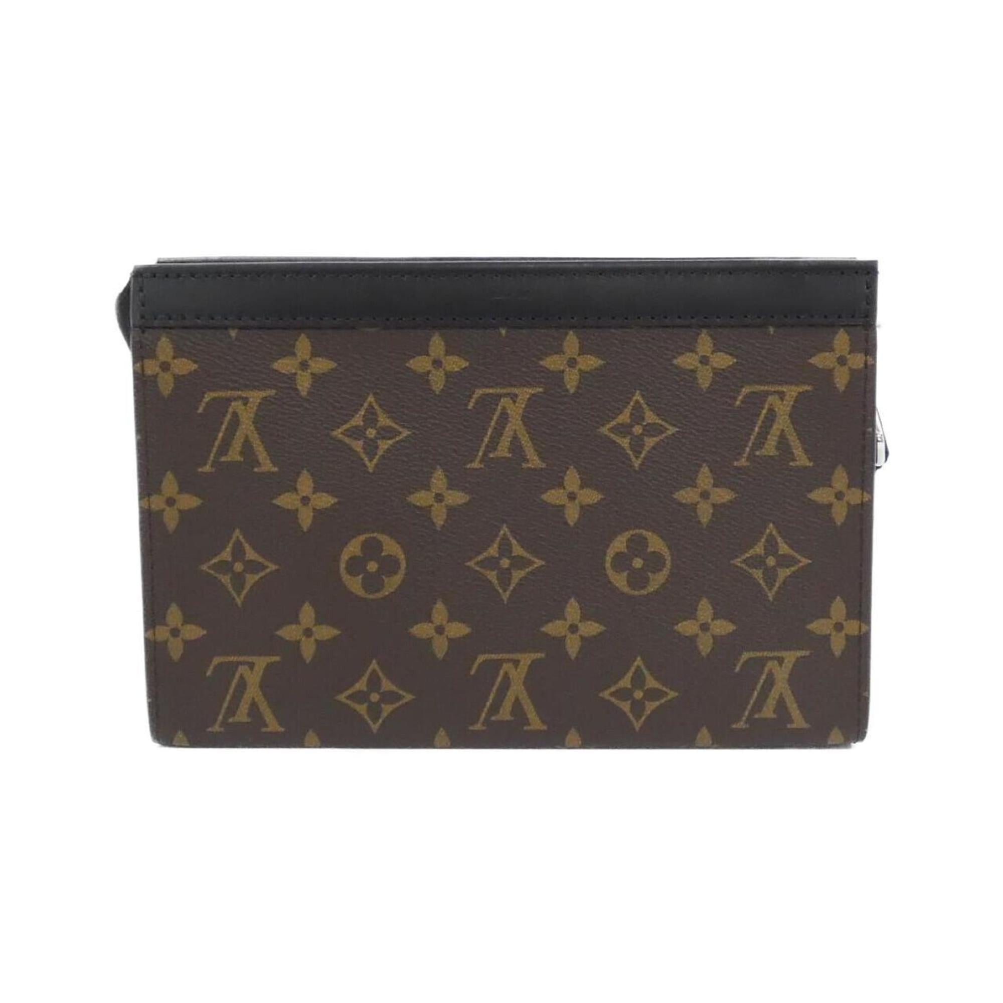 Louis Vuitton Brown Coated Canvas Shoulder Bag (Pre-Owned)
